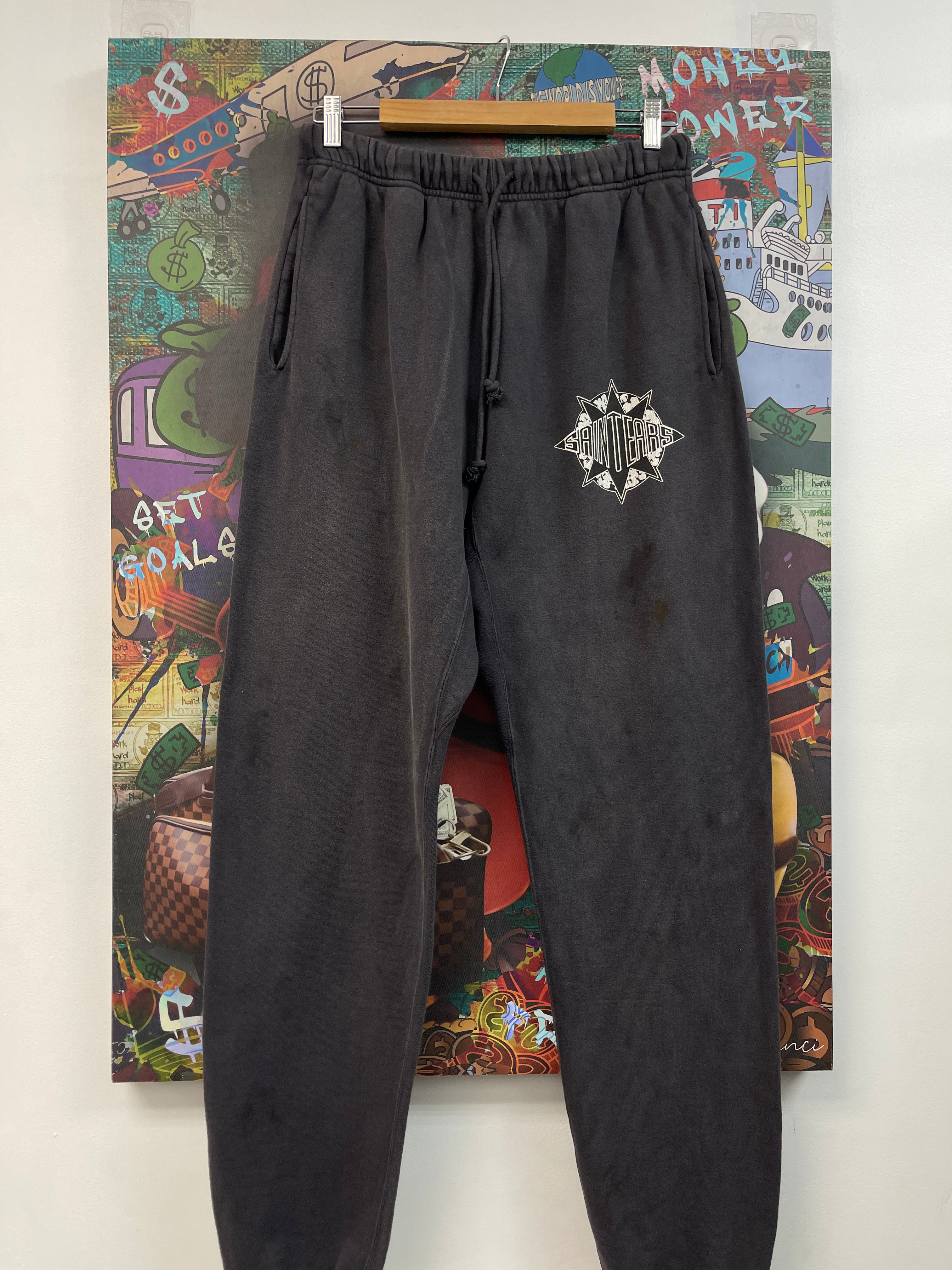 ST MX6 Denim Tears Sweats Faded Black New LarGe N/A