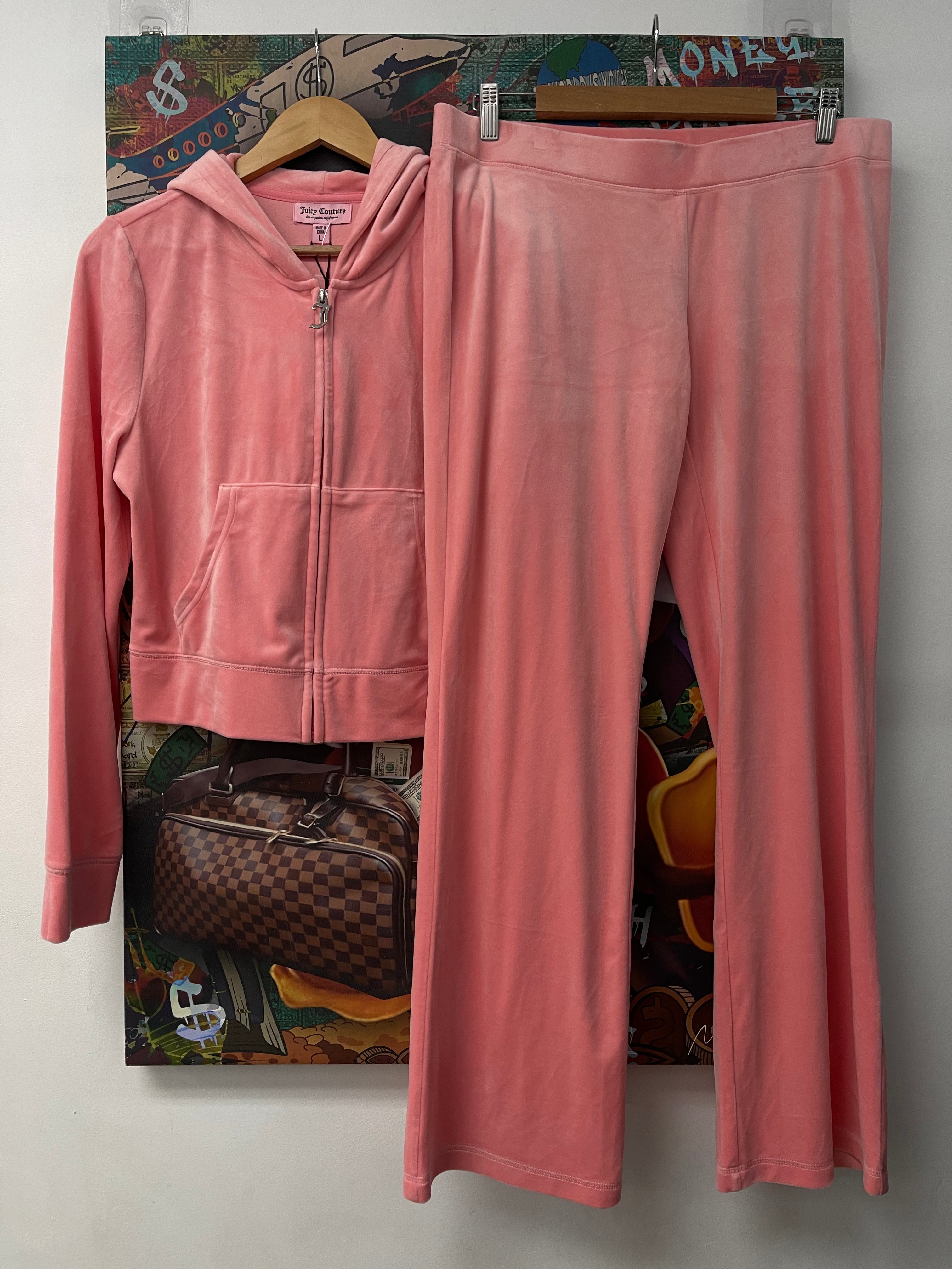 Juicy Couture Strawberry Ice Studded Velour Set