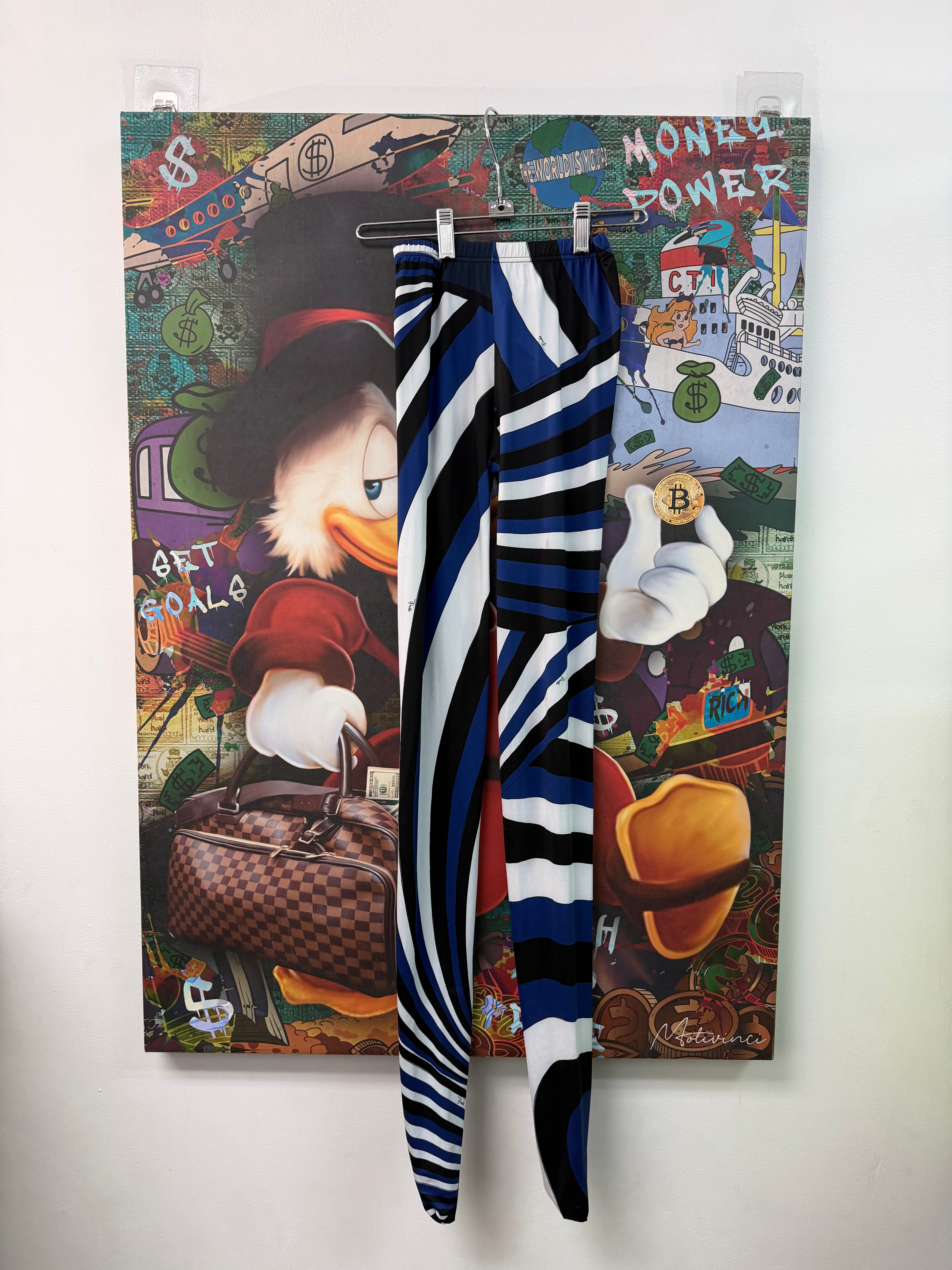 Pucci Blue Art Leggings