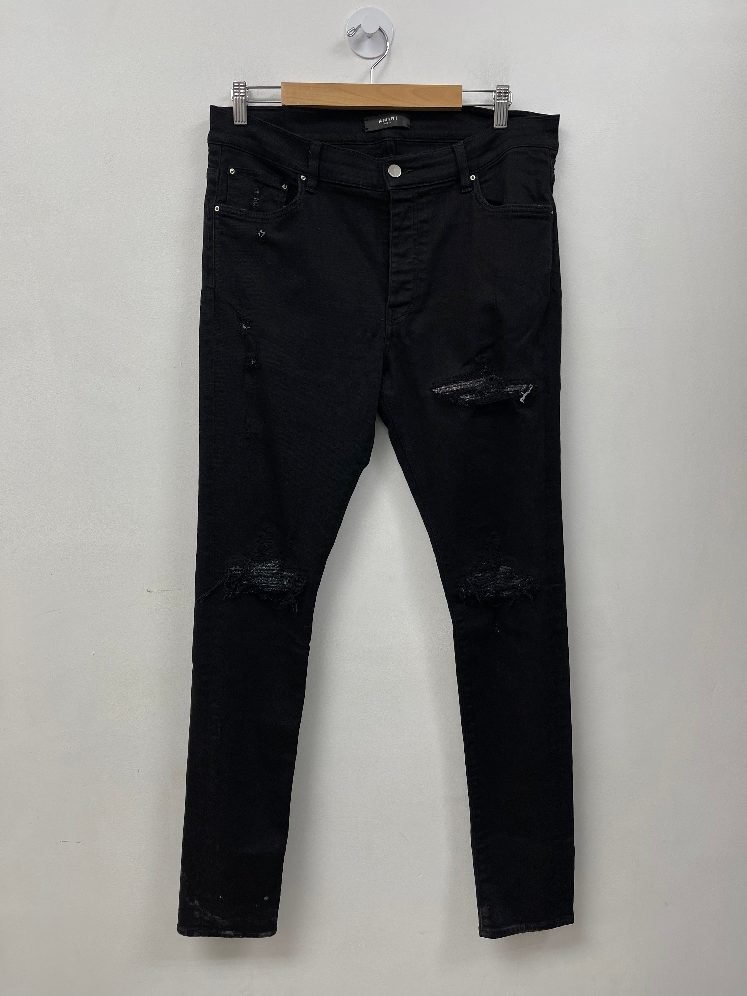 Amiri MX1 Multi Paisley Patch Jeans