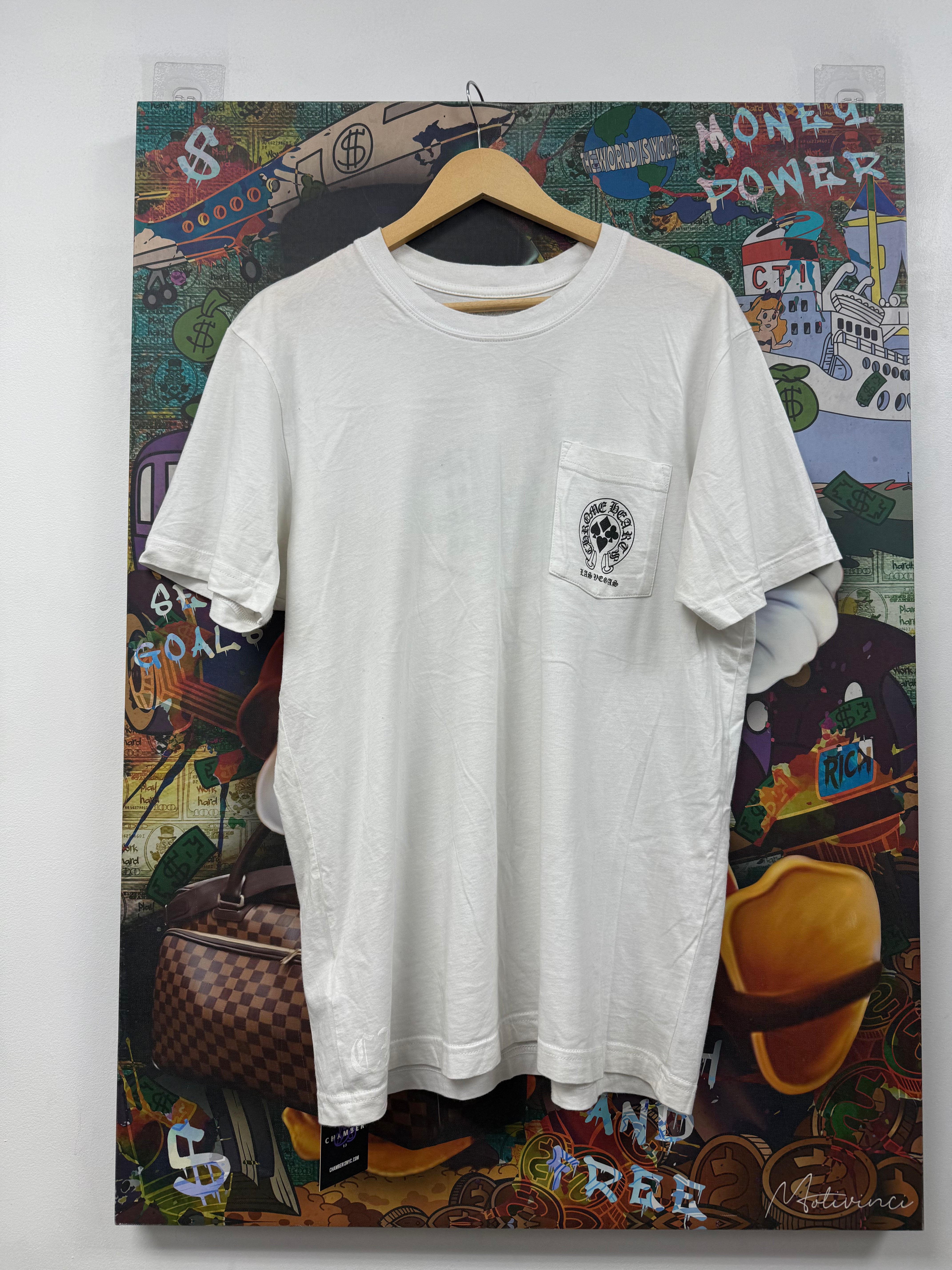 Chrome Hearts White Welcome To Las Vegas Tee