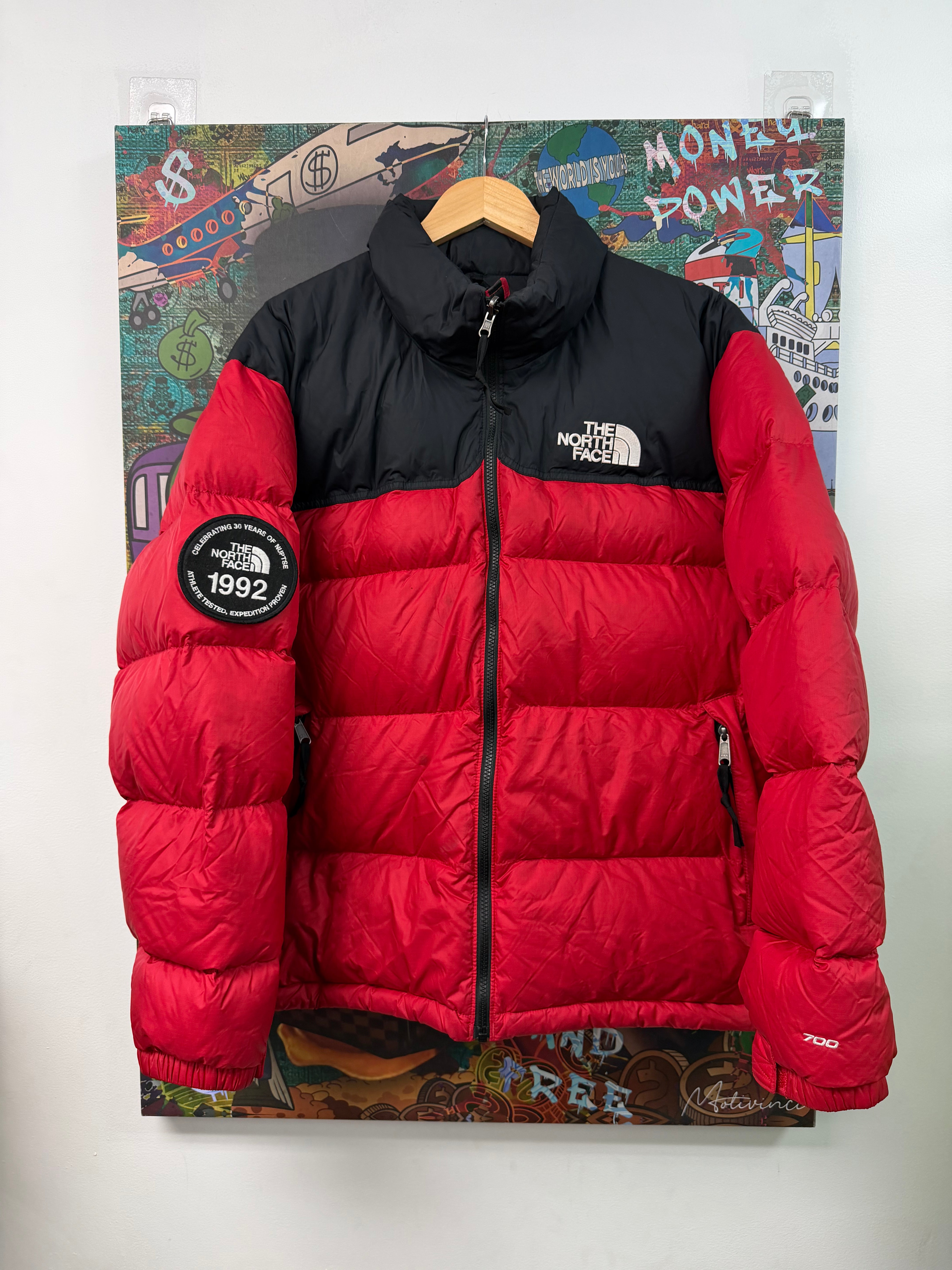 The North Face Red Black 1992 Puffer Jacket
