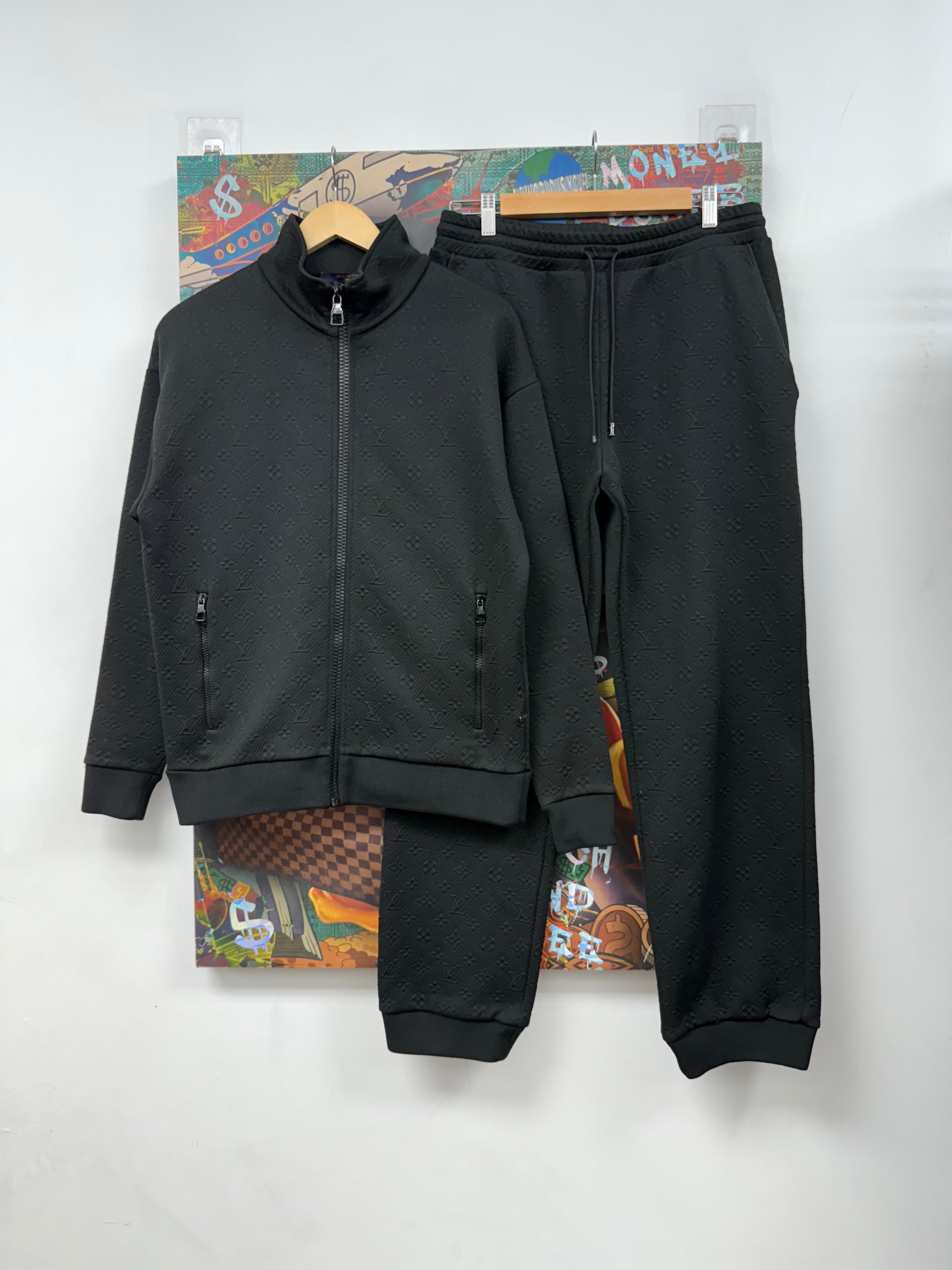 Louis Vuitton Black Monogram Track Suit