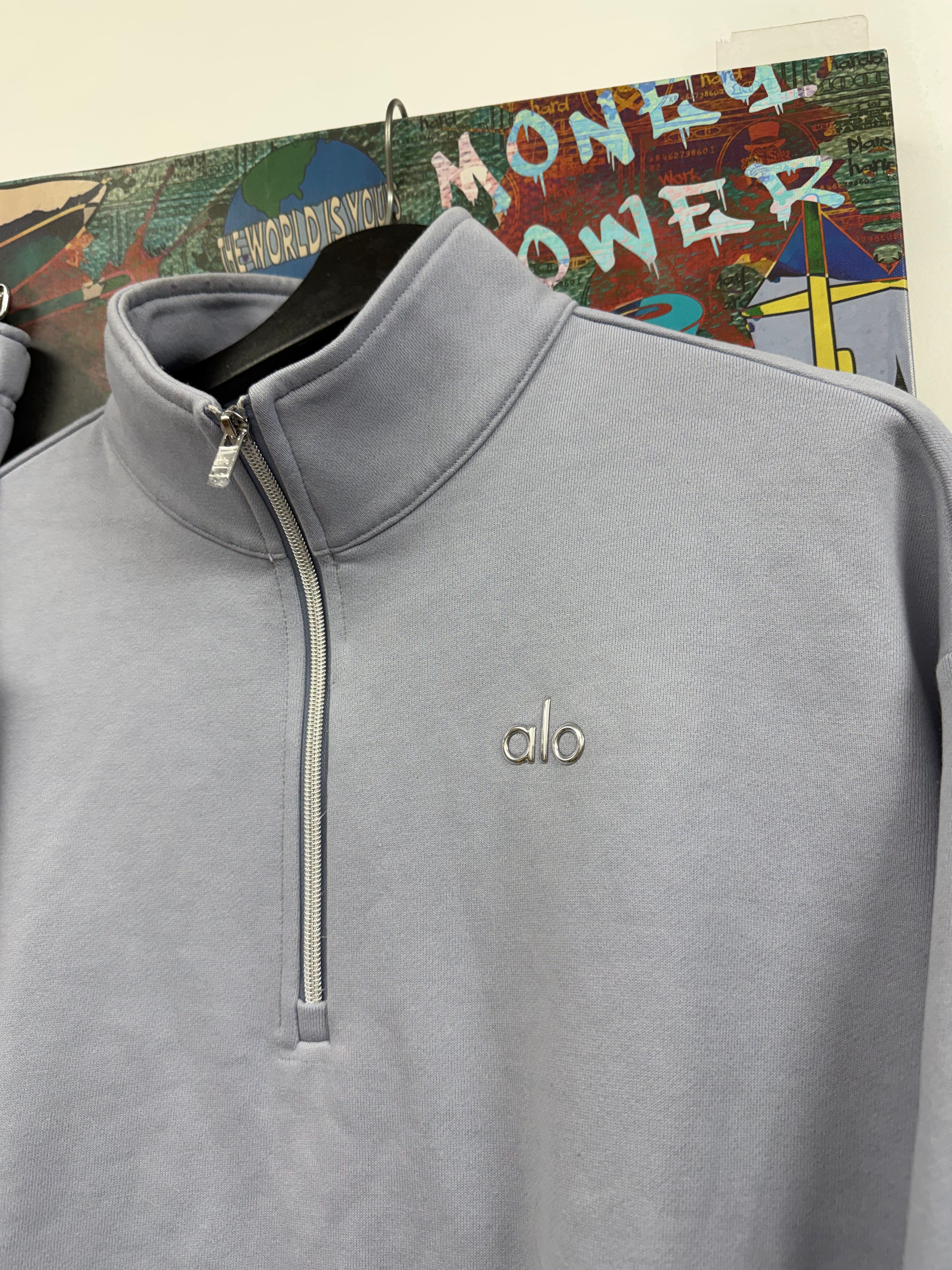 ALO Liliac Accolade Quarter Zip Sweatsuit