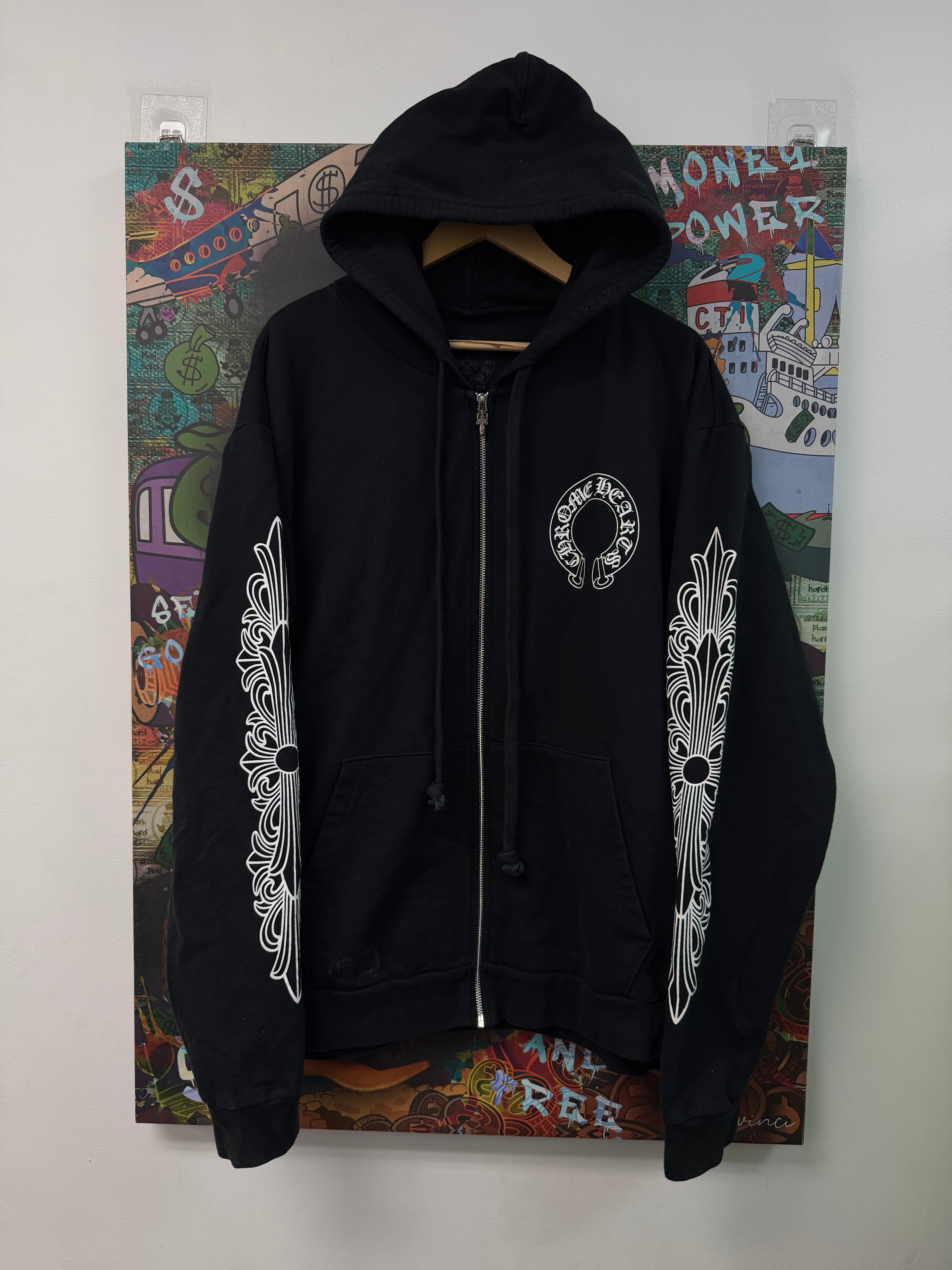 Chrome Hearts Floral Horseshoe Hoodie