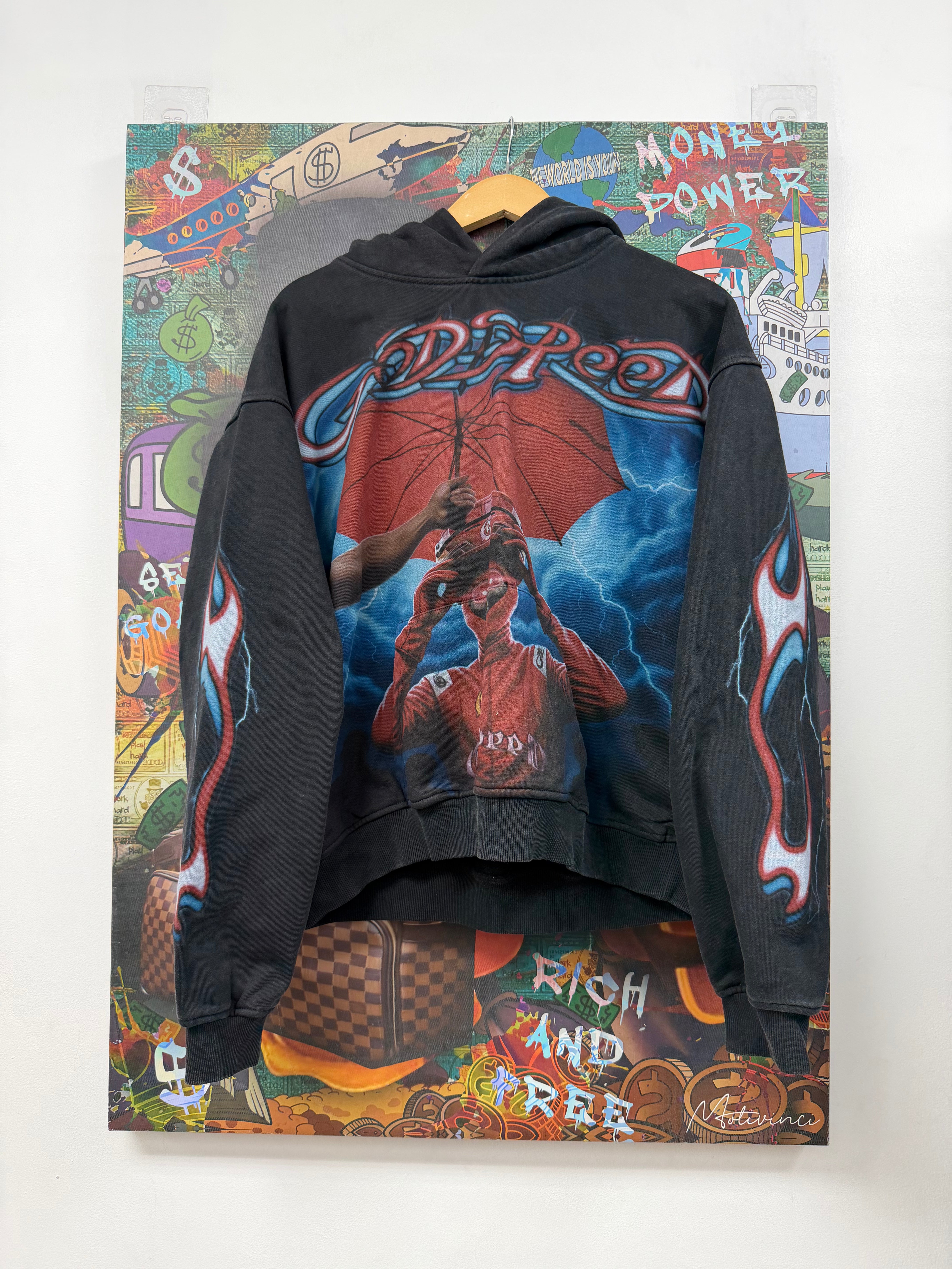 Godspeed Black Wash Supreme Reign Hoodie