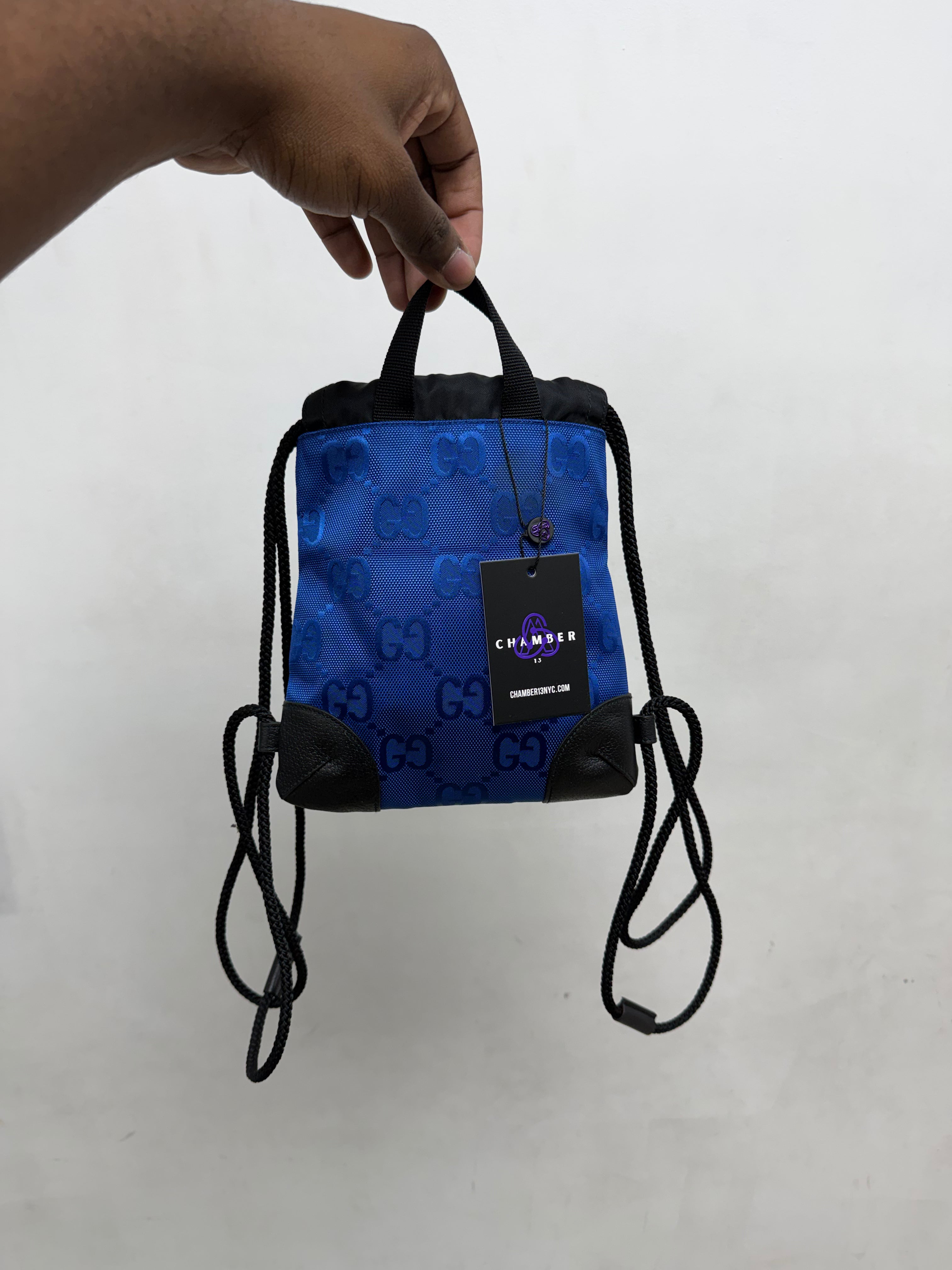Gucci Blue Off The Grid Drawstring Bag
