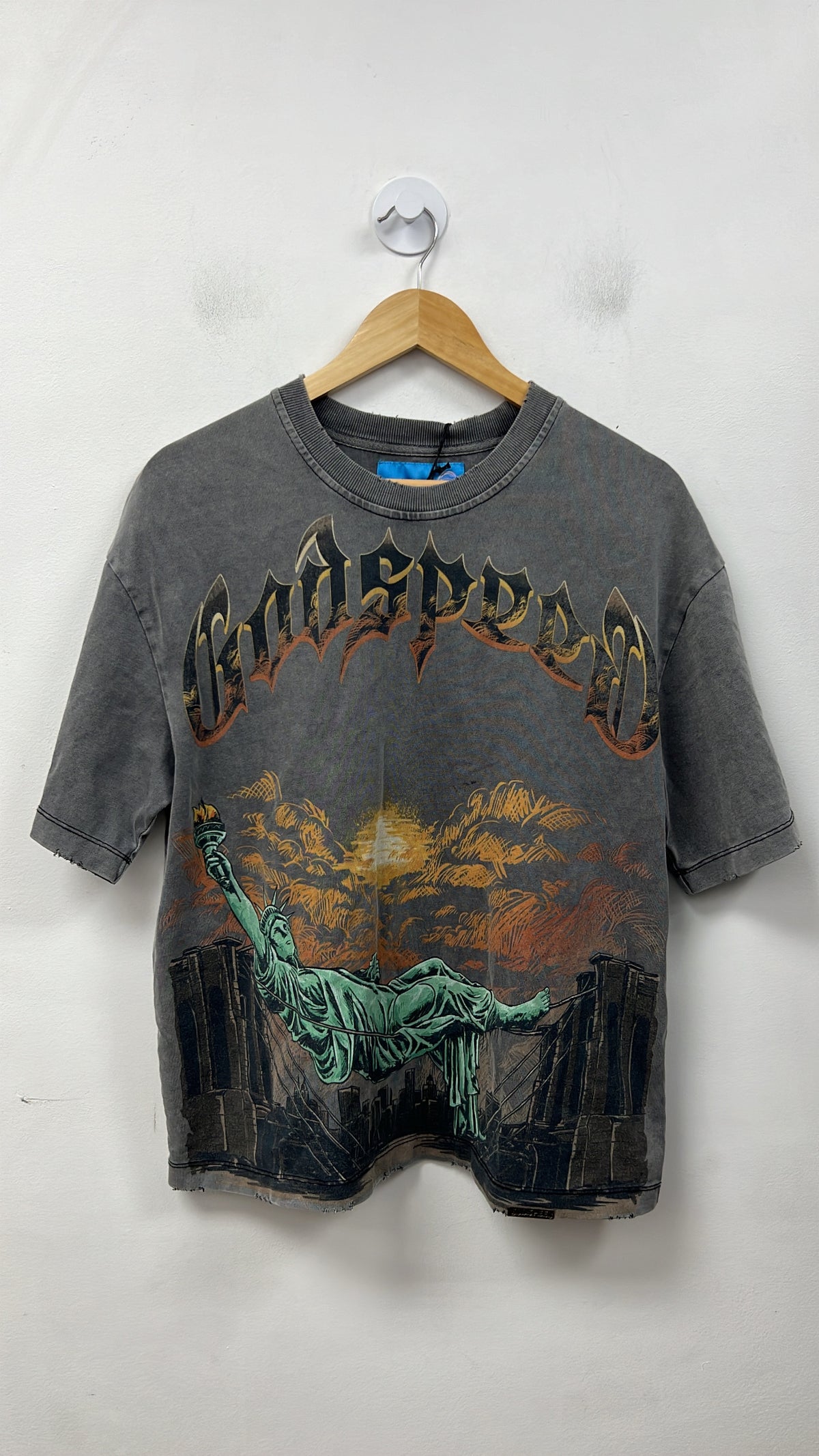 Godspeed Grey Burnt Bridges II Tee