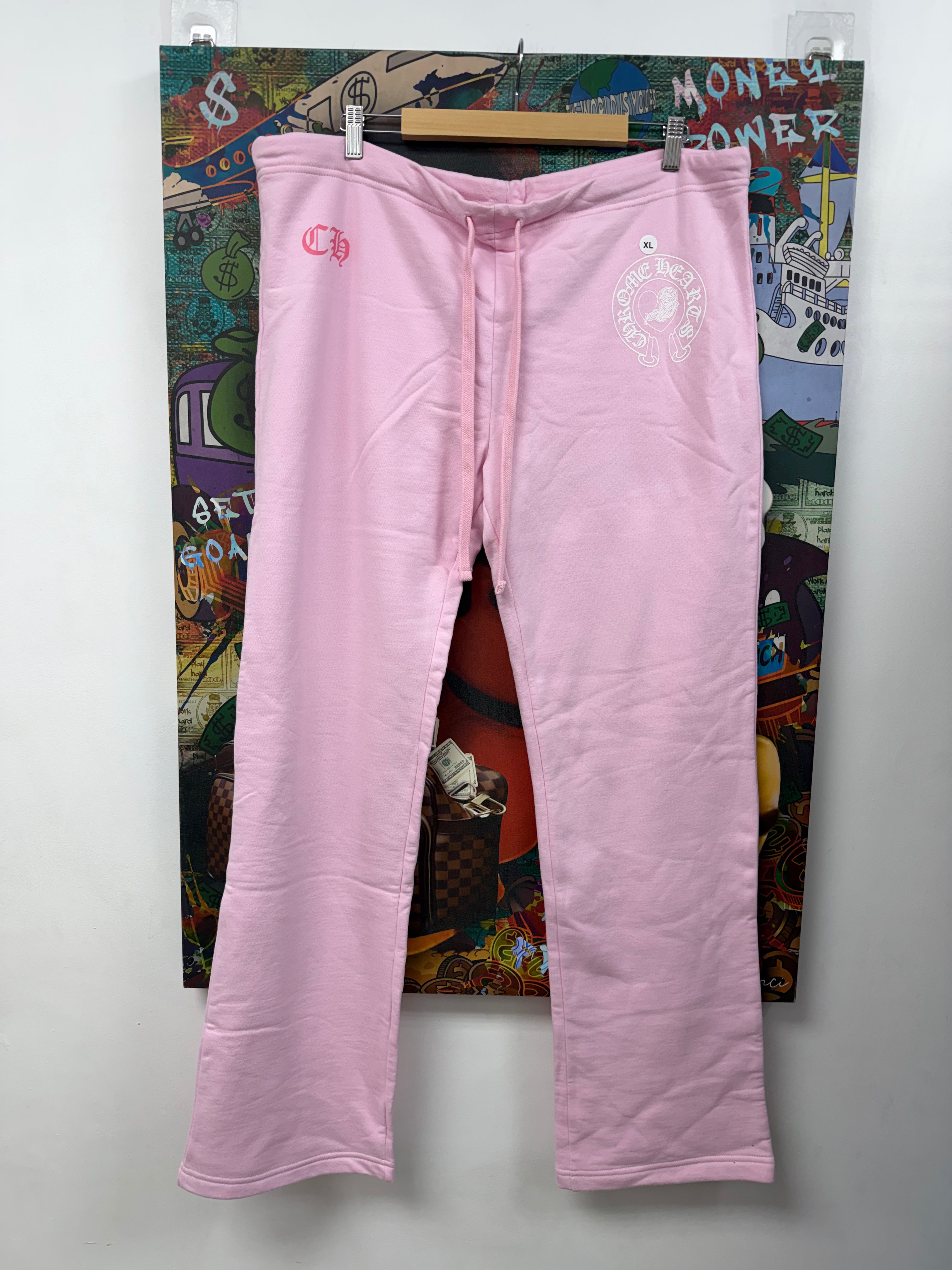 Chrome Hearts Pink Miami Art Basel Love You Sweats