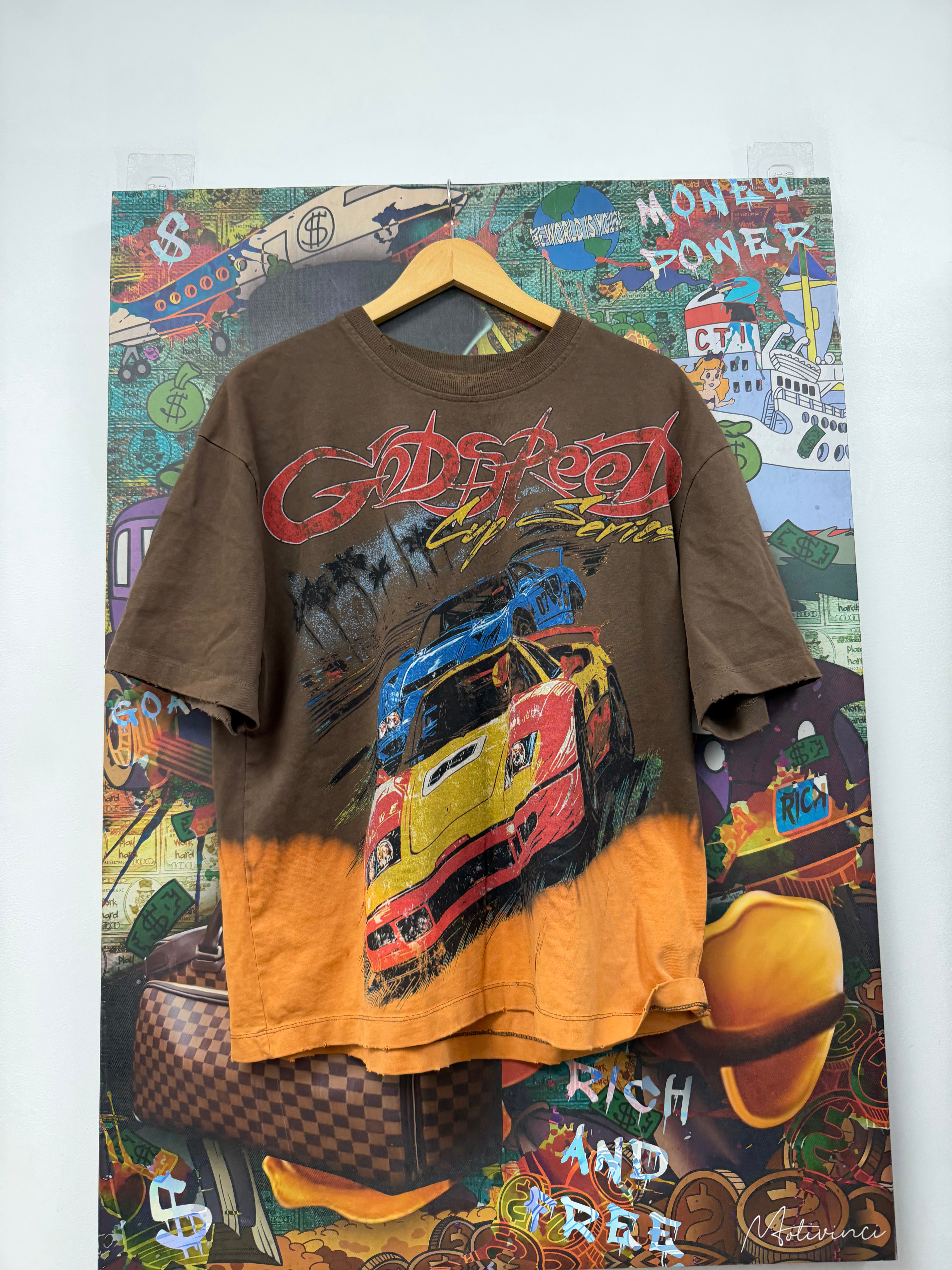 Godspeed FTW Bleached Brown Tee