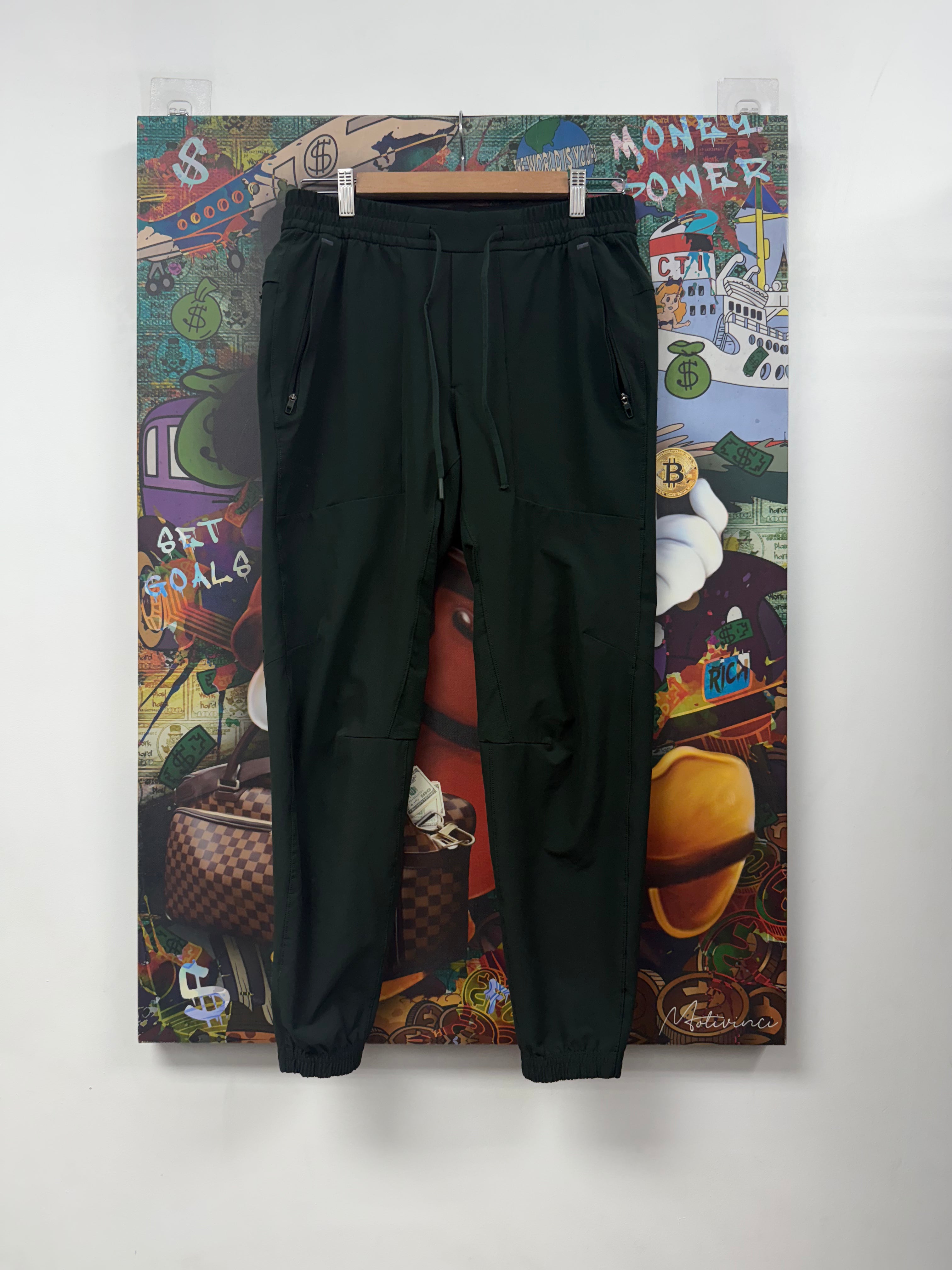Lululemon Dark Green Pace Breaker Track Pants
