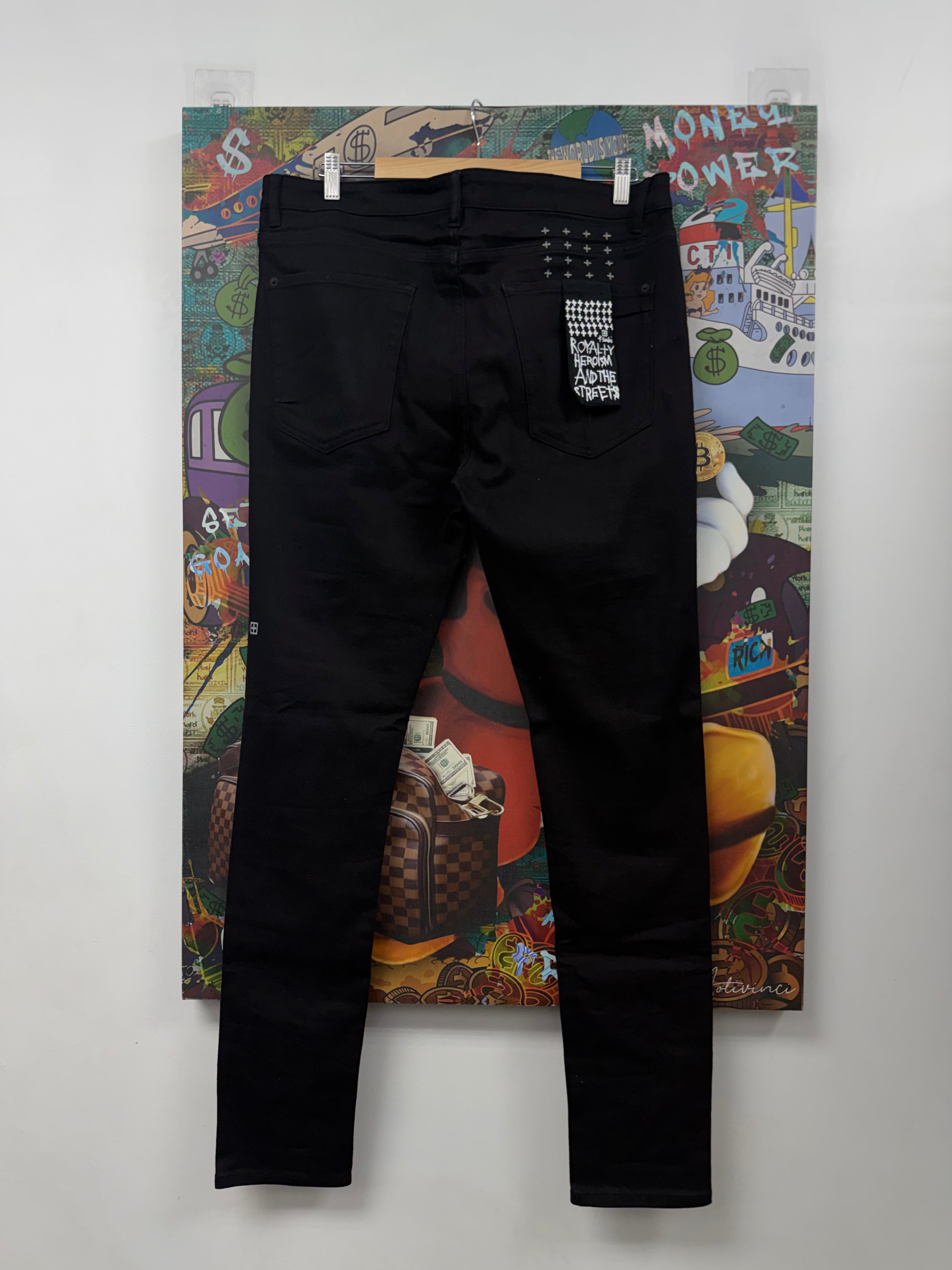 Ksubi Black Plain Jeans