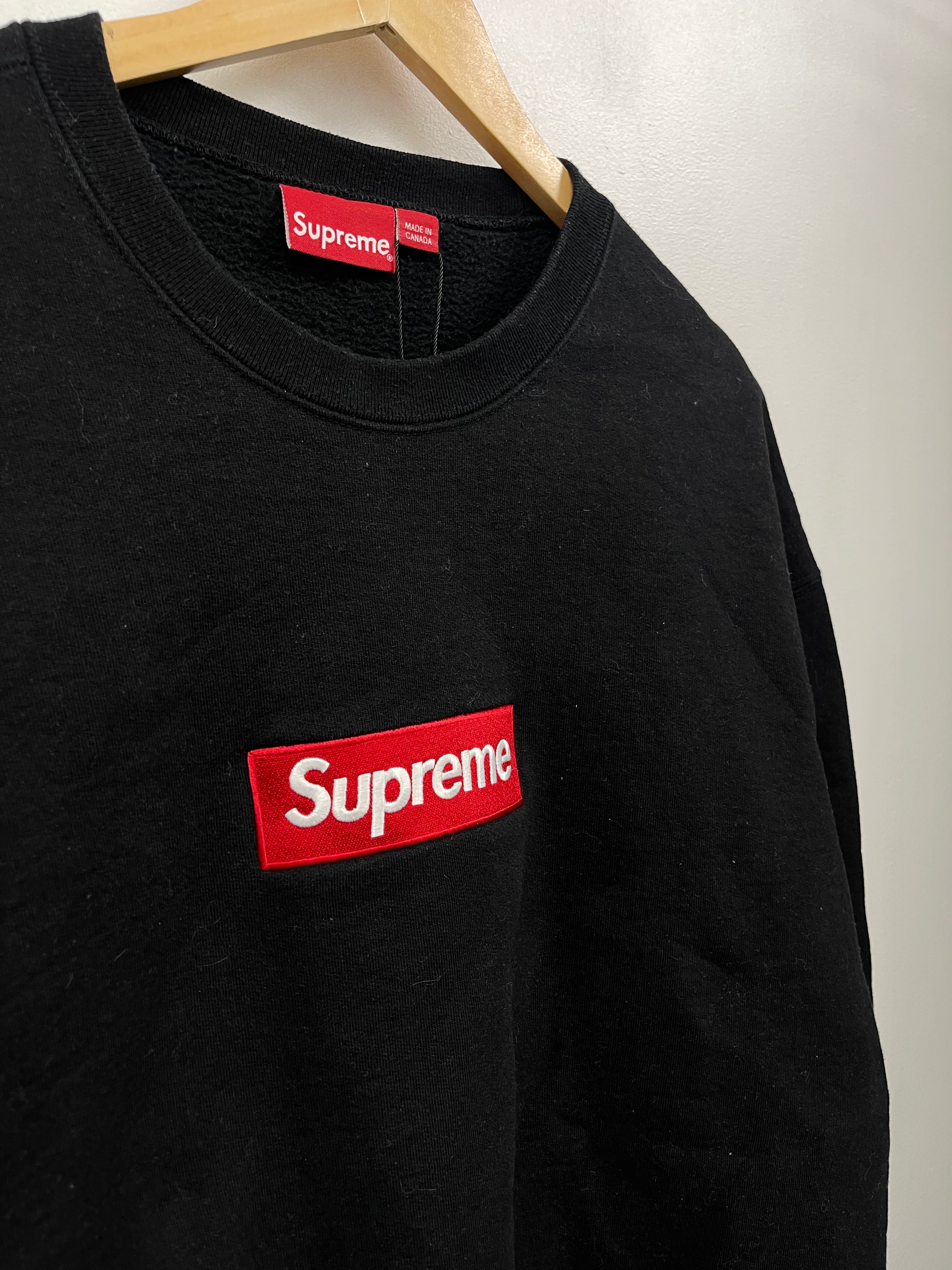 Supreme Black Red Bogo Crewneck