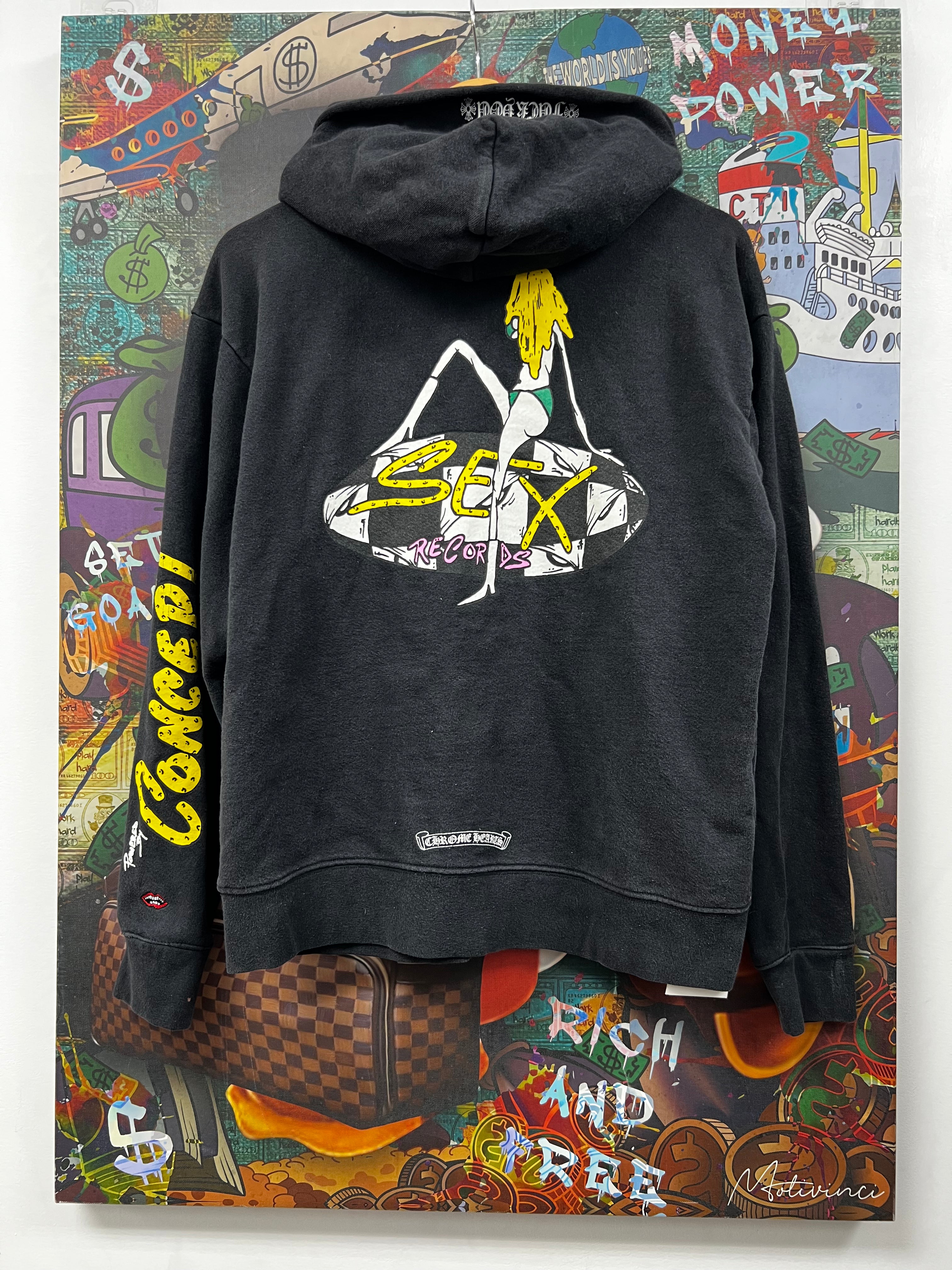 Chrome Hearts Matty Boy Black Sex Records Hoodie
