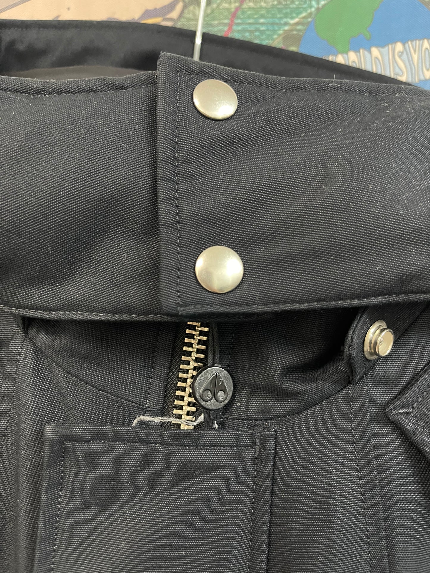 Moose Knuckles Long Parka Black Jacket
