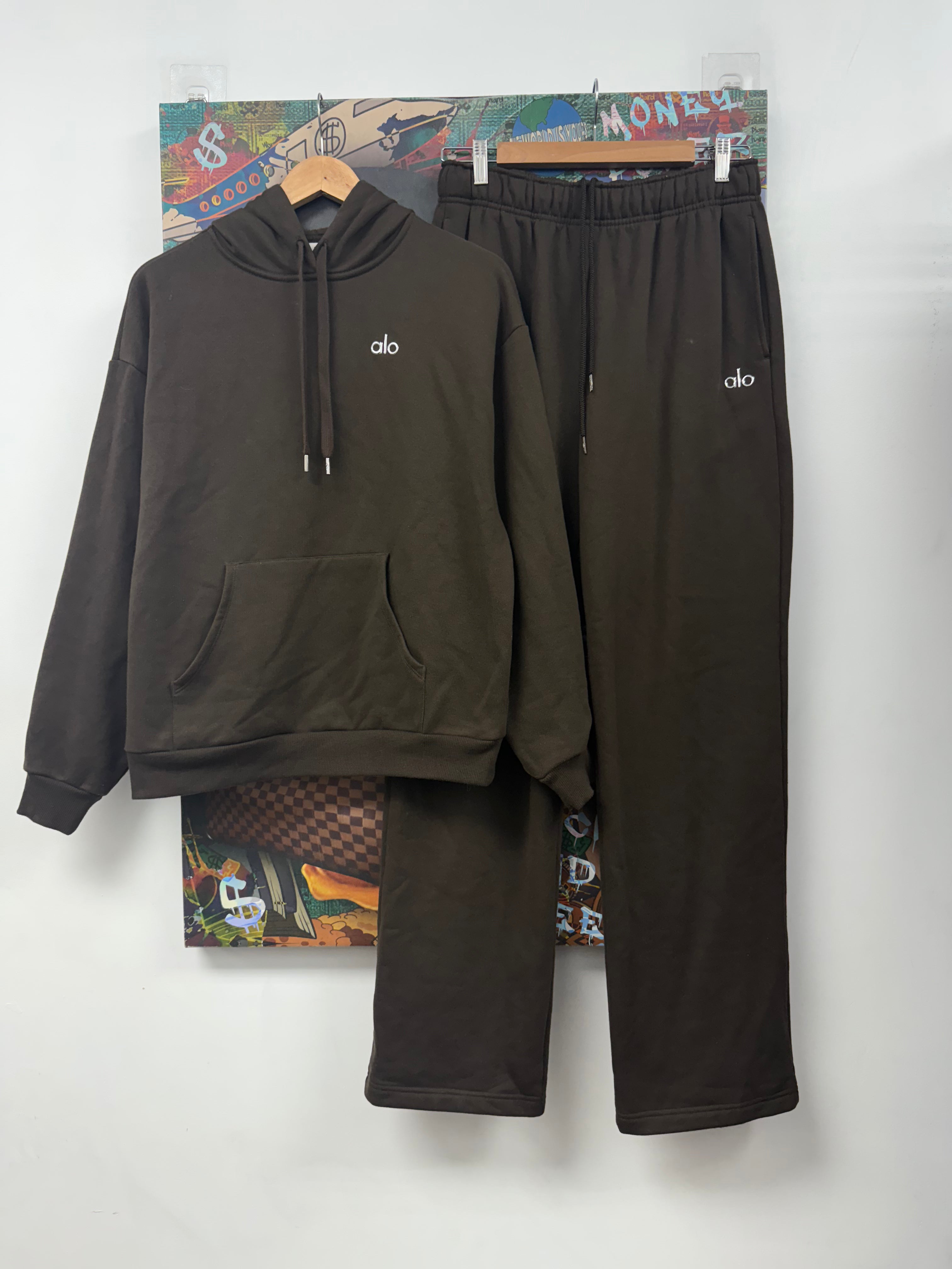 ALO Brown Accolade Sweatsuit