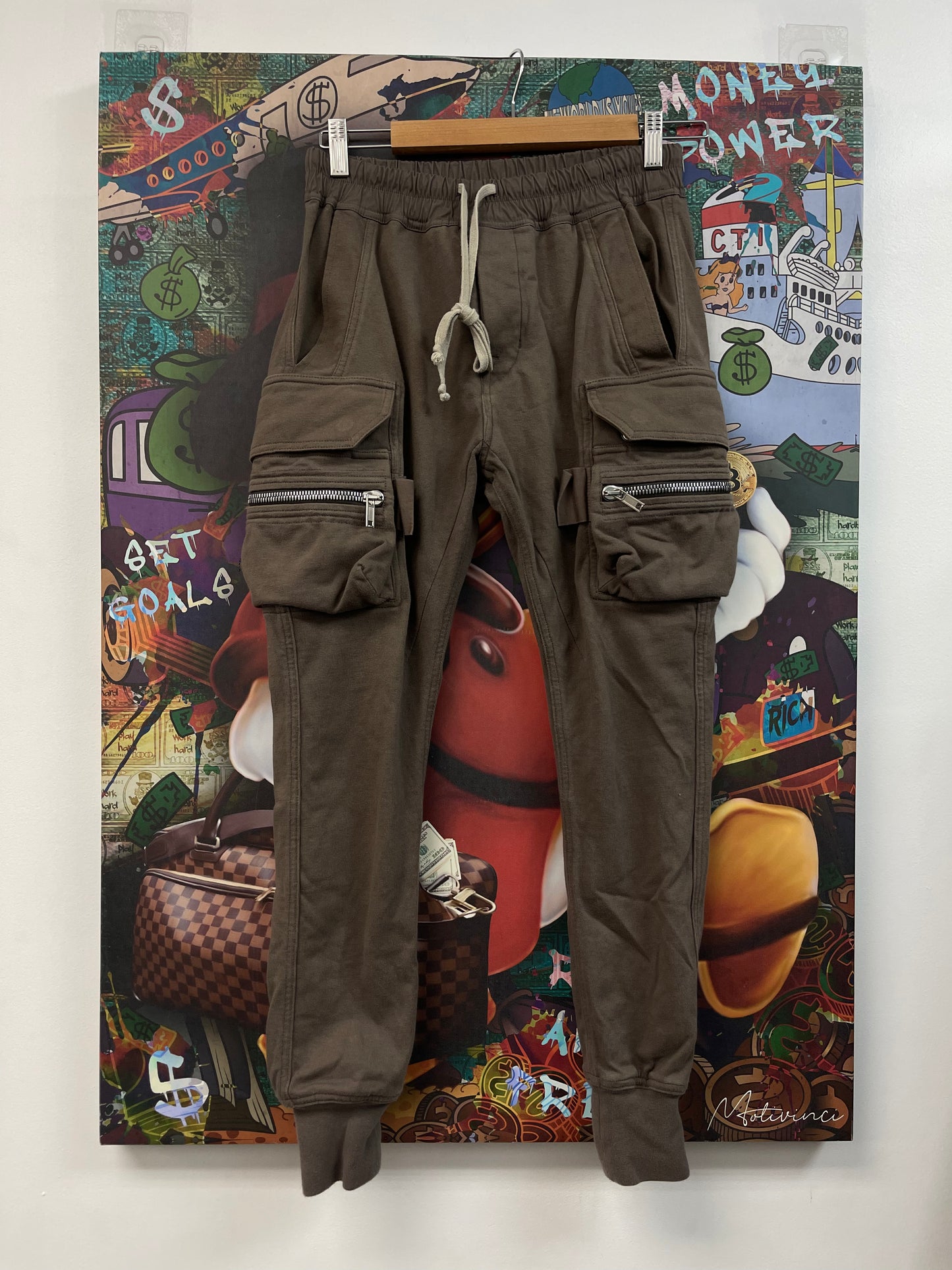 Rick Owens Zipper Cargo Sweats