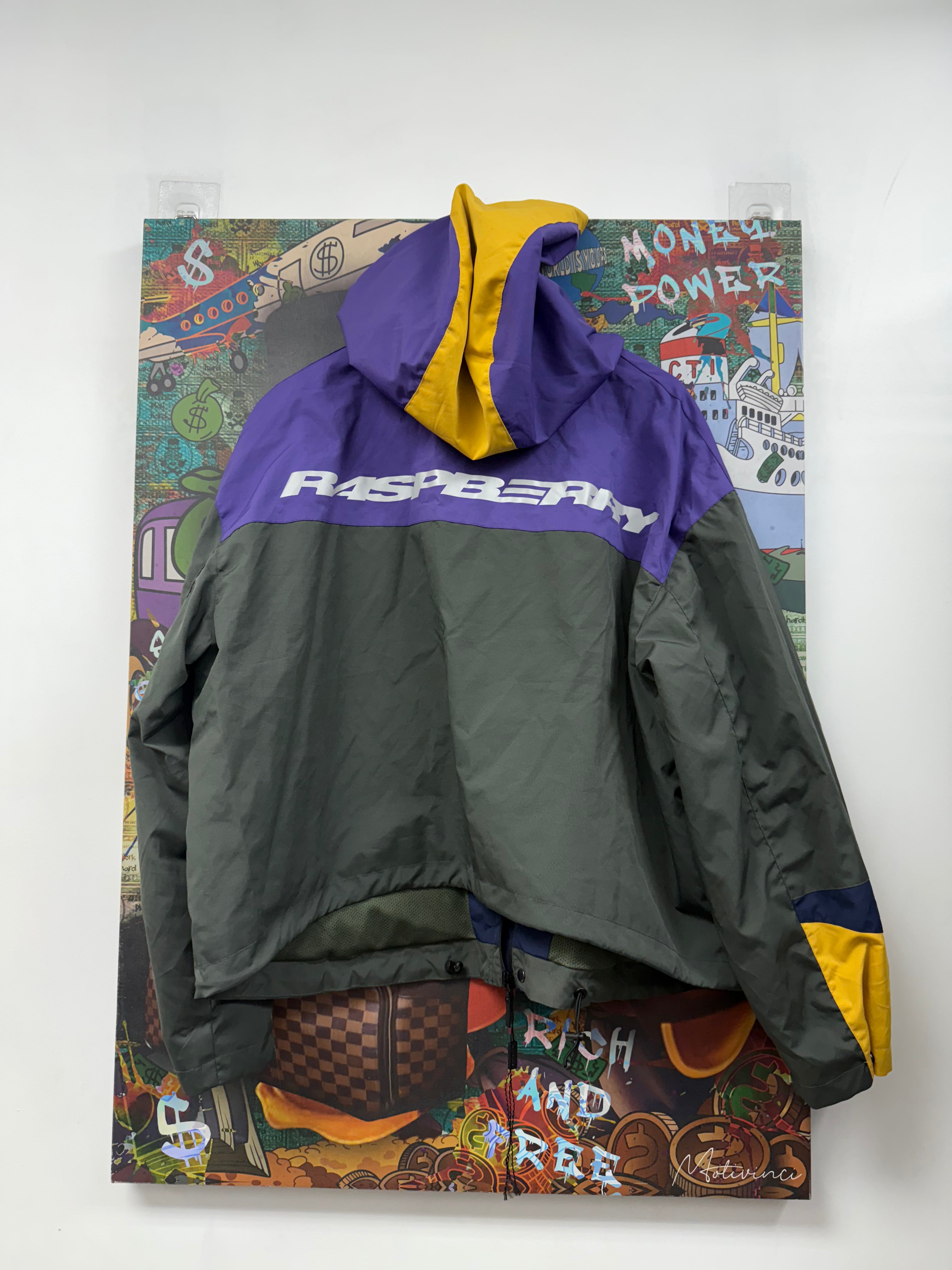 GV Gallery Olive Purple Yellow Track Jacket