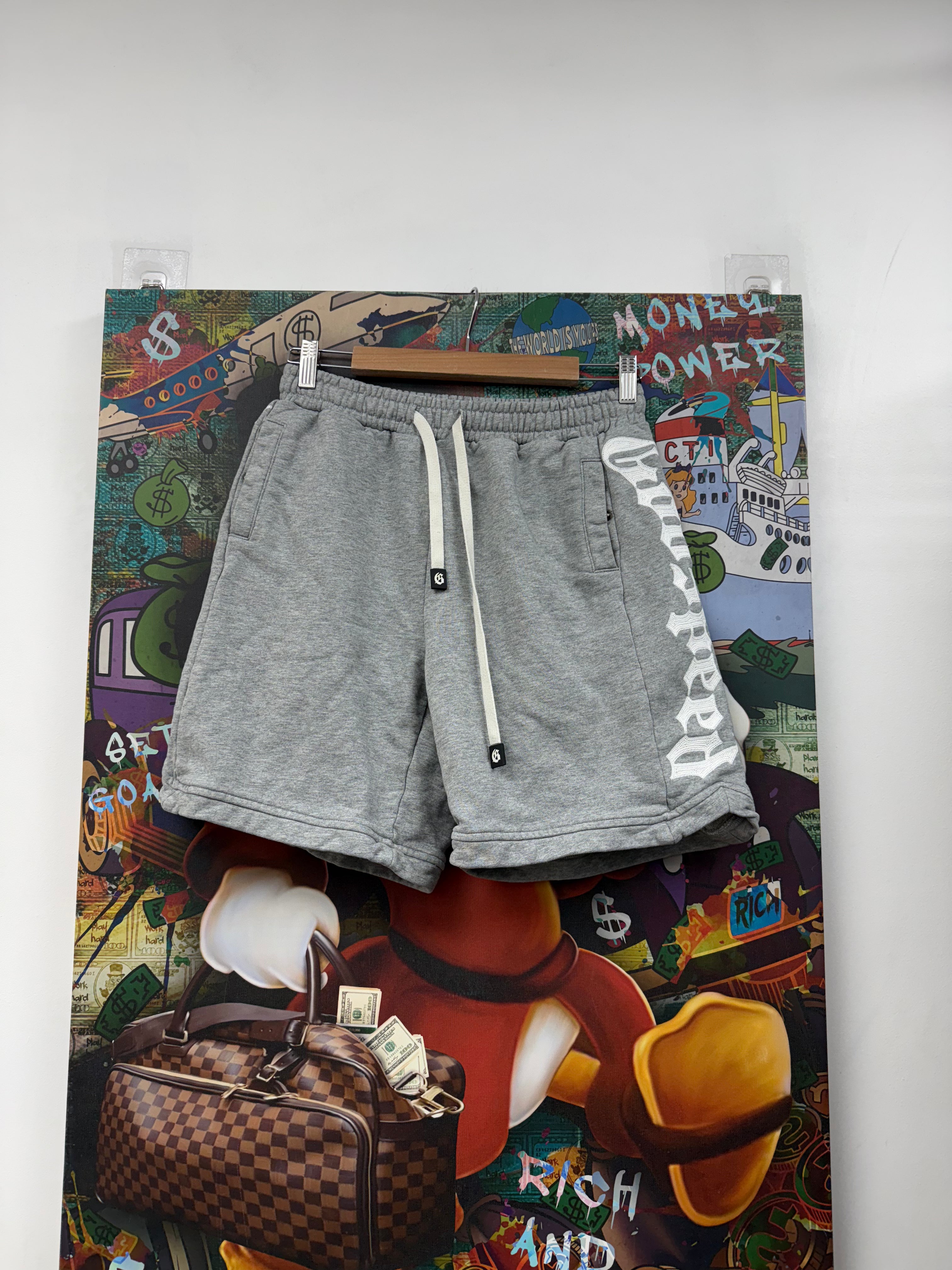Godspeed Grey White Courtside Shorts