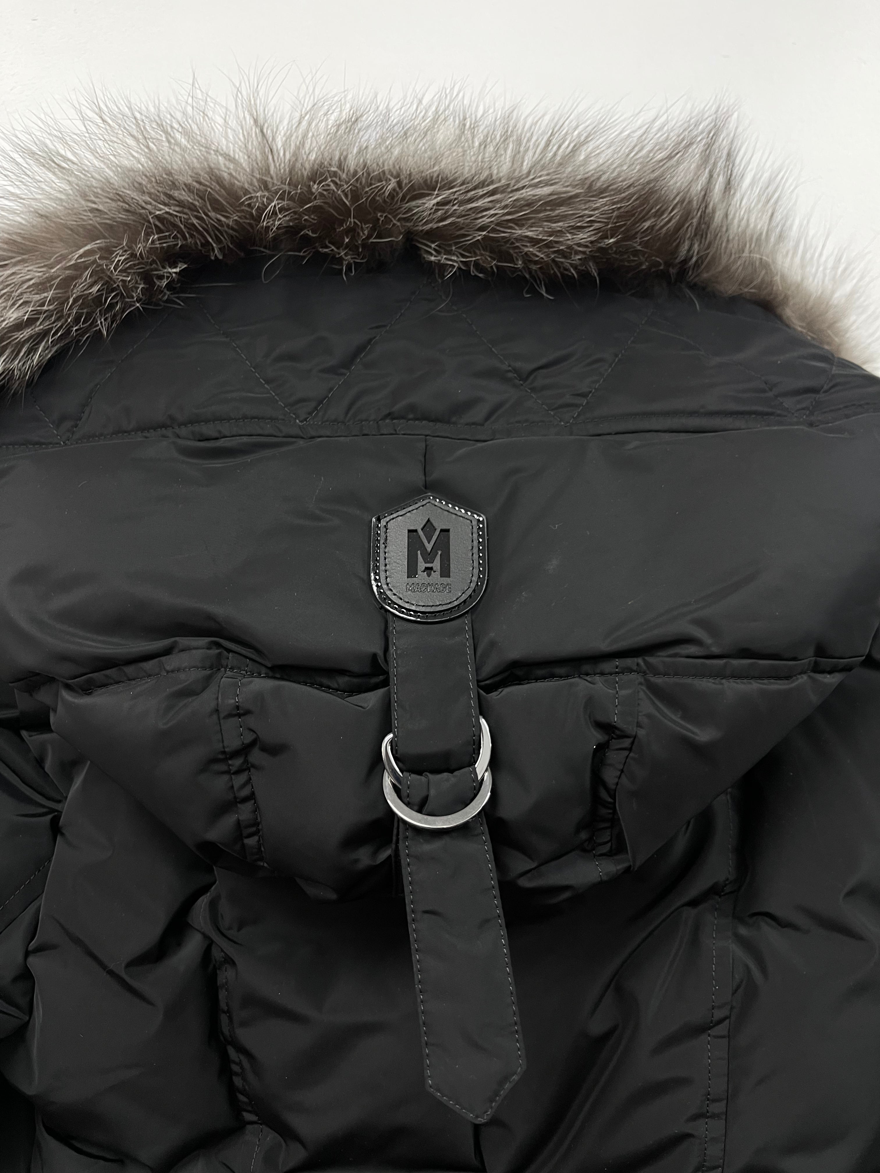 Mackage Black Fur Adali Jacket