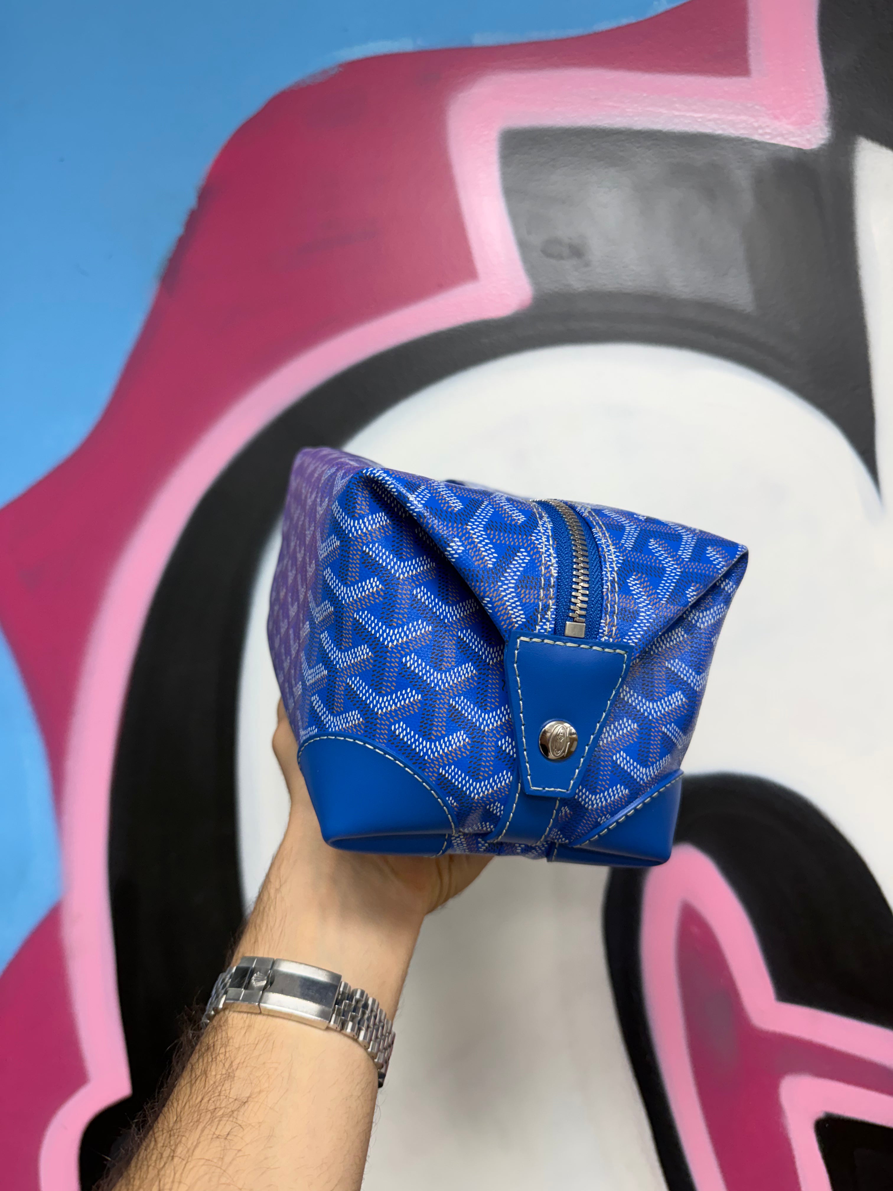 Goyard Sky Blue Boeing Bag