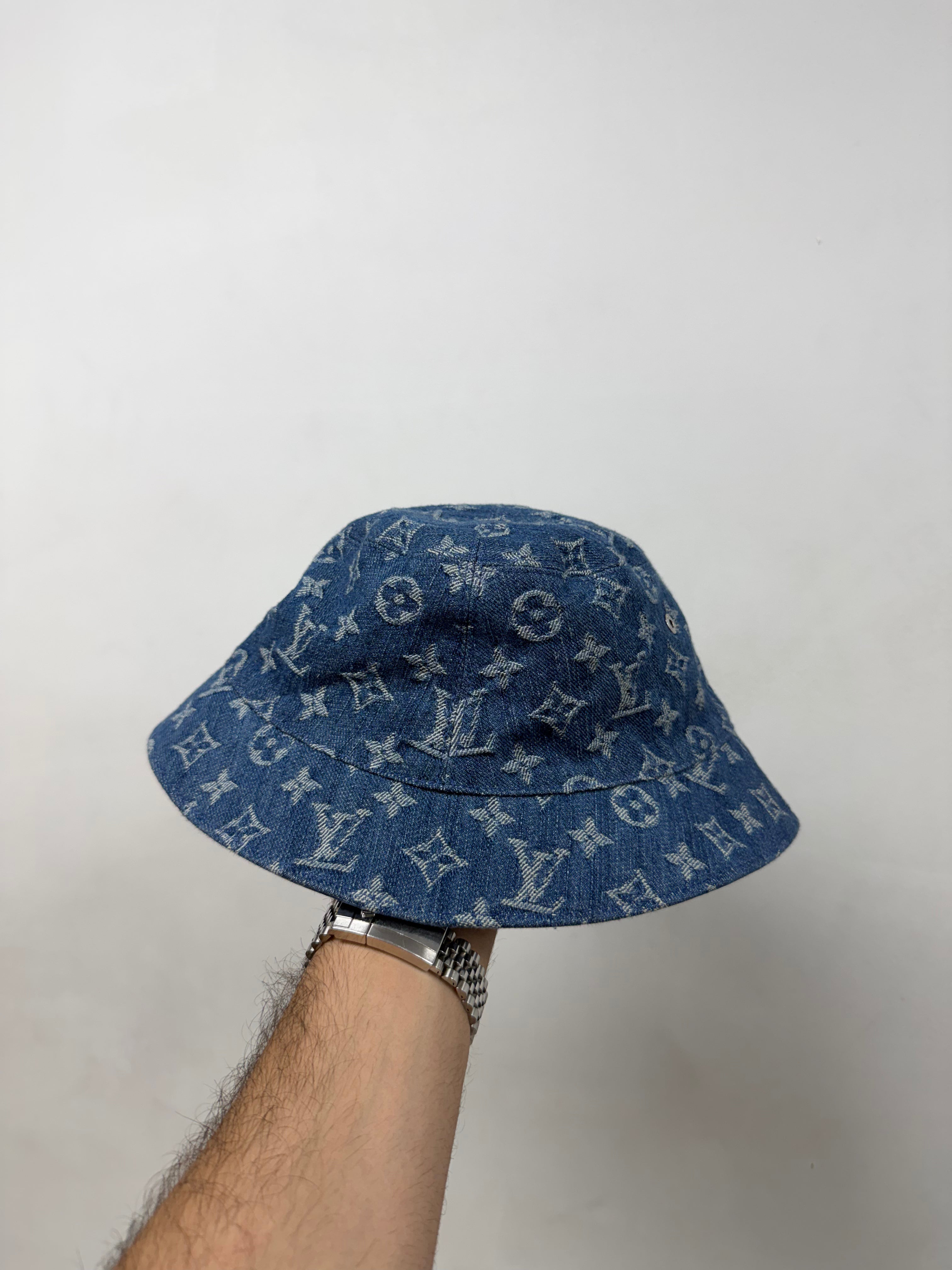 Louis Vuitton Denim Monogram Bucket Hat