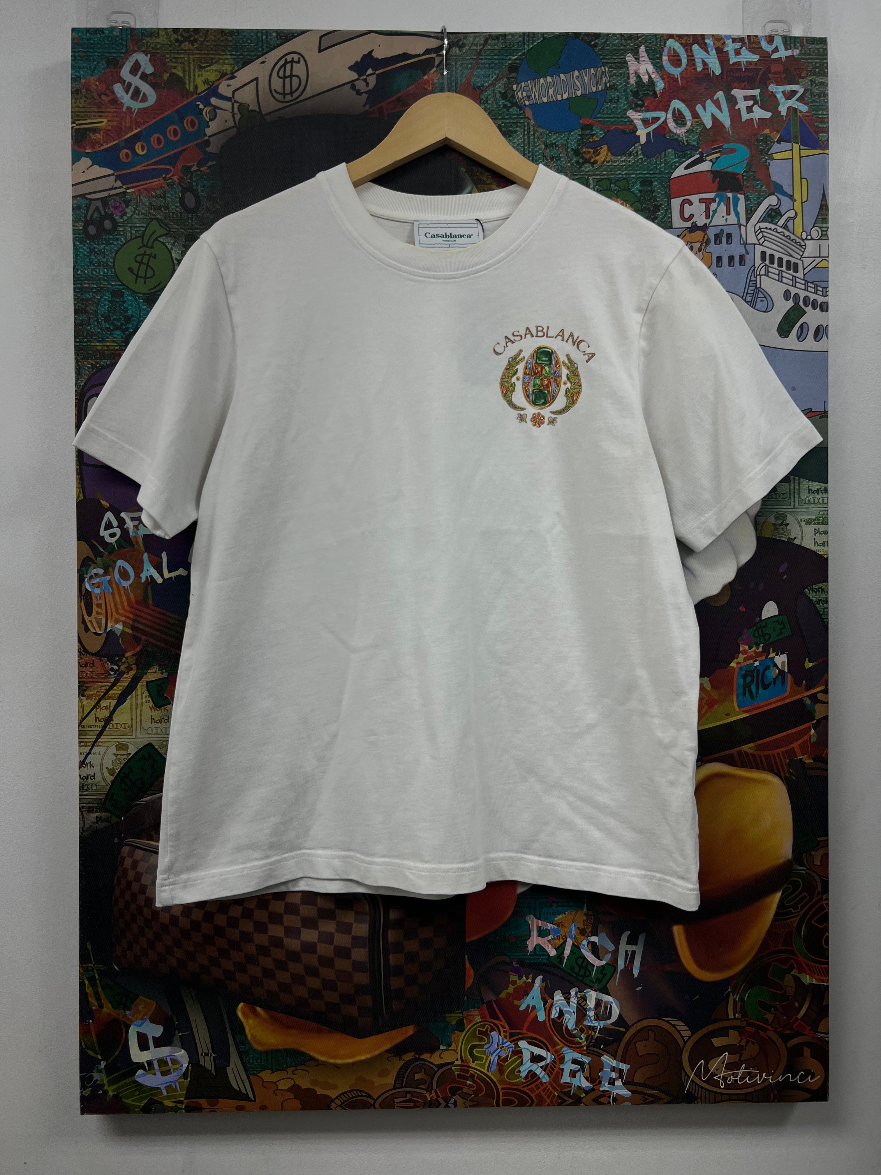 Casablanca White Tennis Club Tee