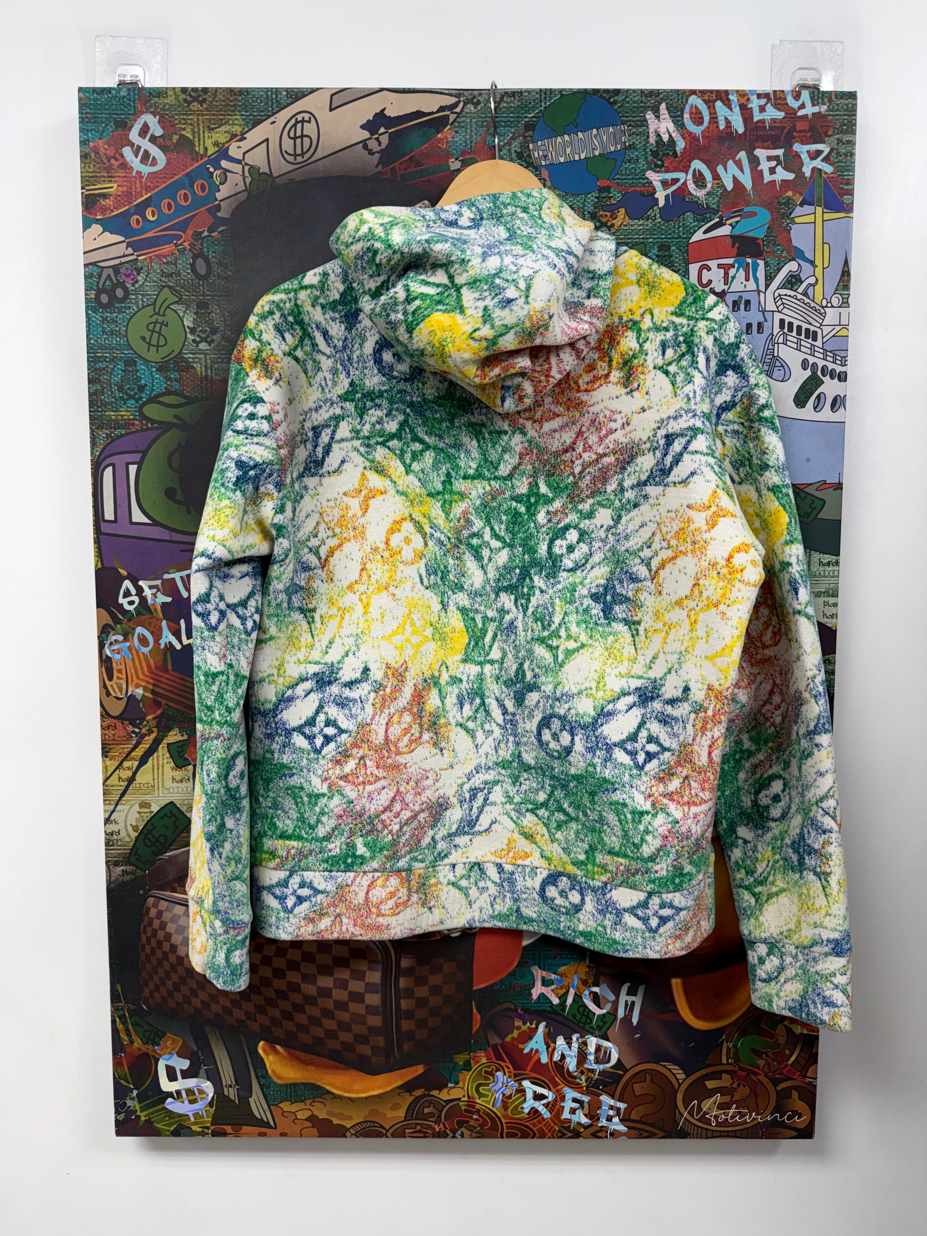 Louis Vuitton Multi Color Pastel Monogram Hoodie