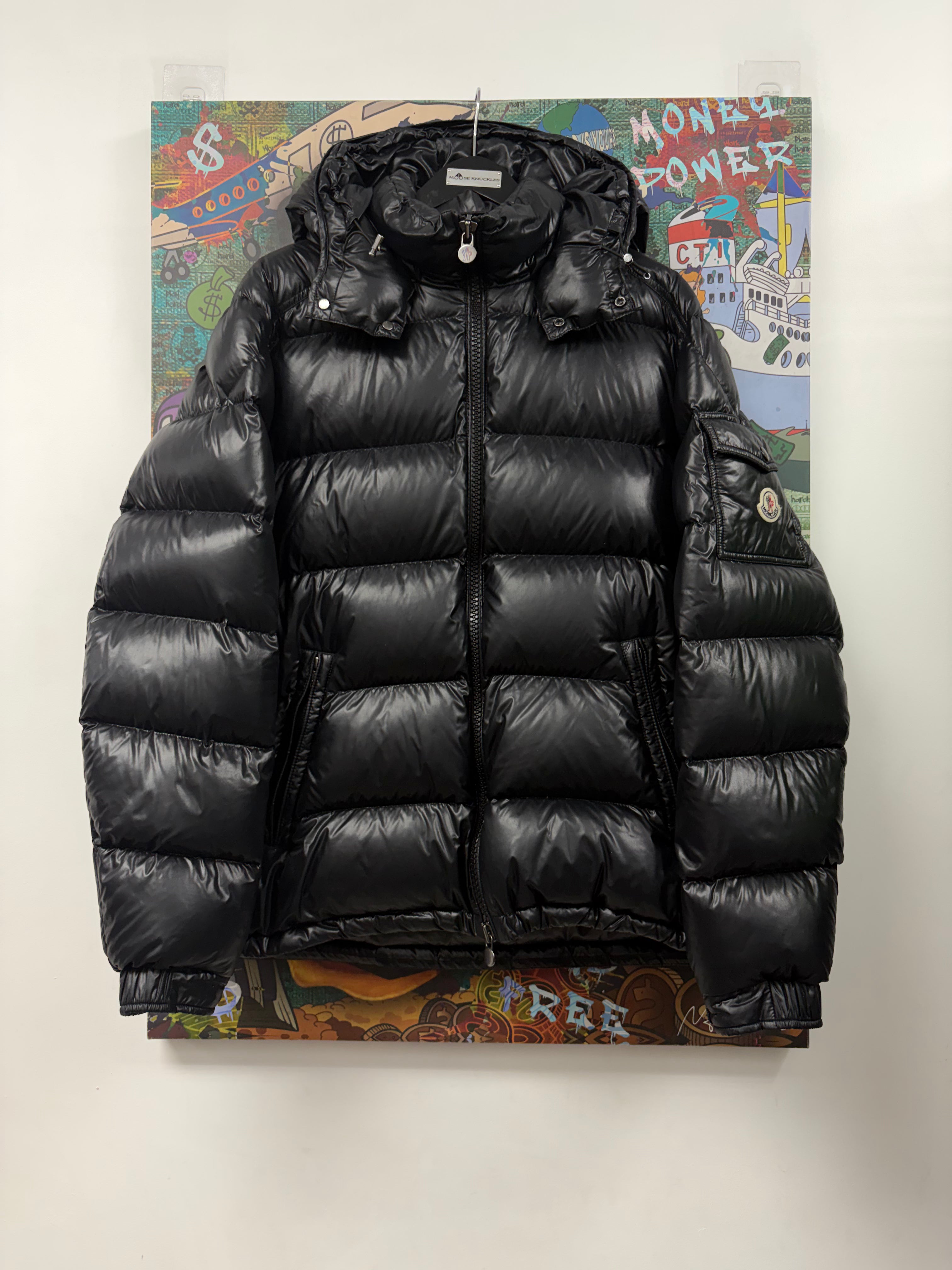 Moncler Black Maya Puffer Jacket