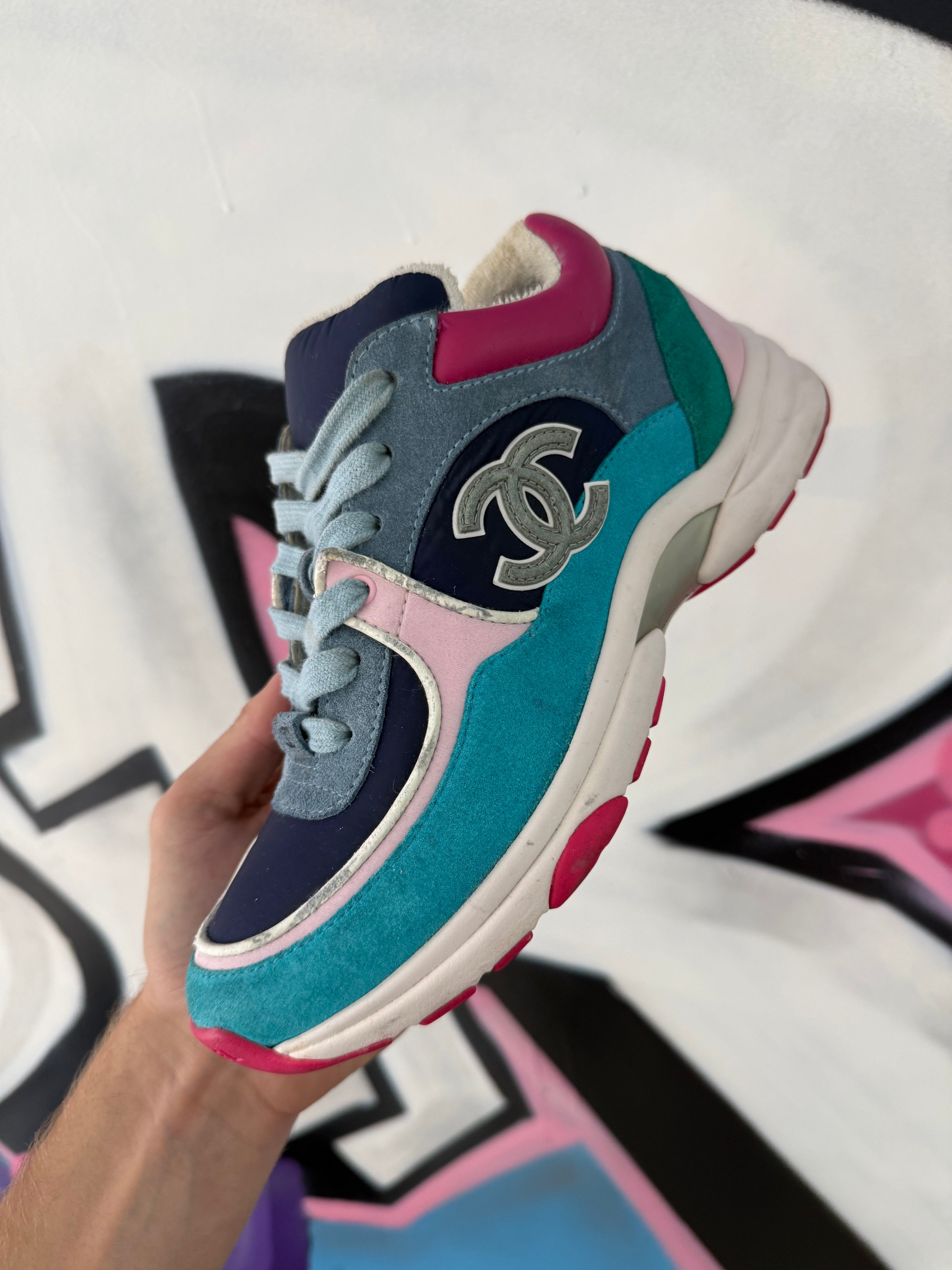 Chanel Multi Color Runner Used No Box