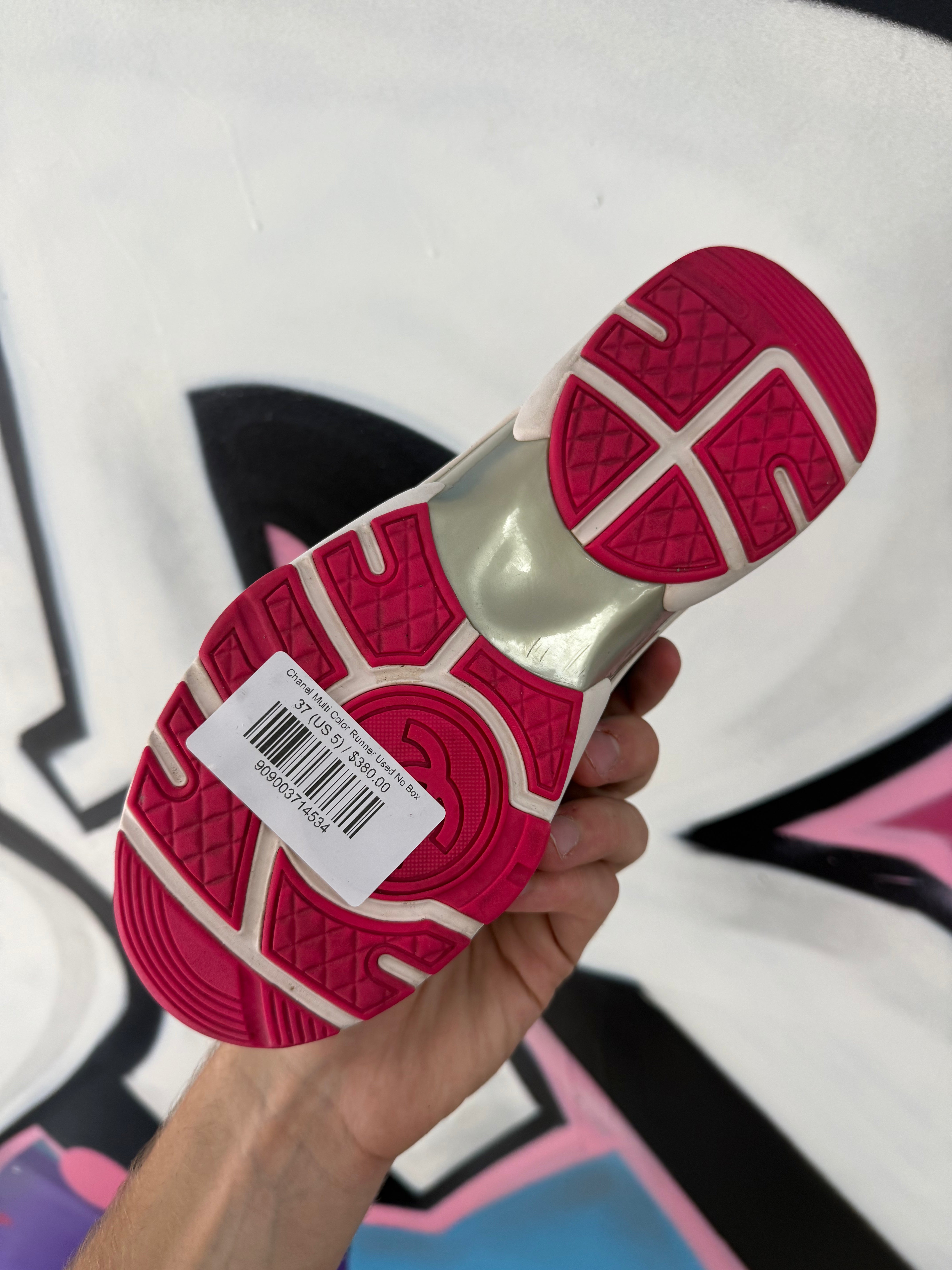 Chanel Multi Color Runner Used No Box