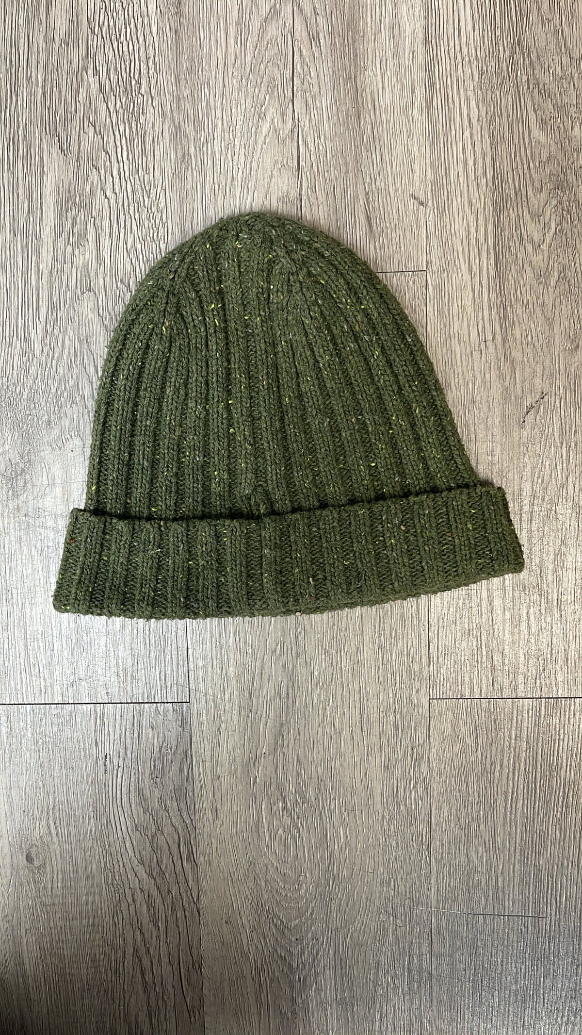 Godspeed Olive Speckle Metal Plate Beanie