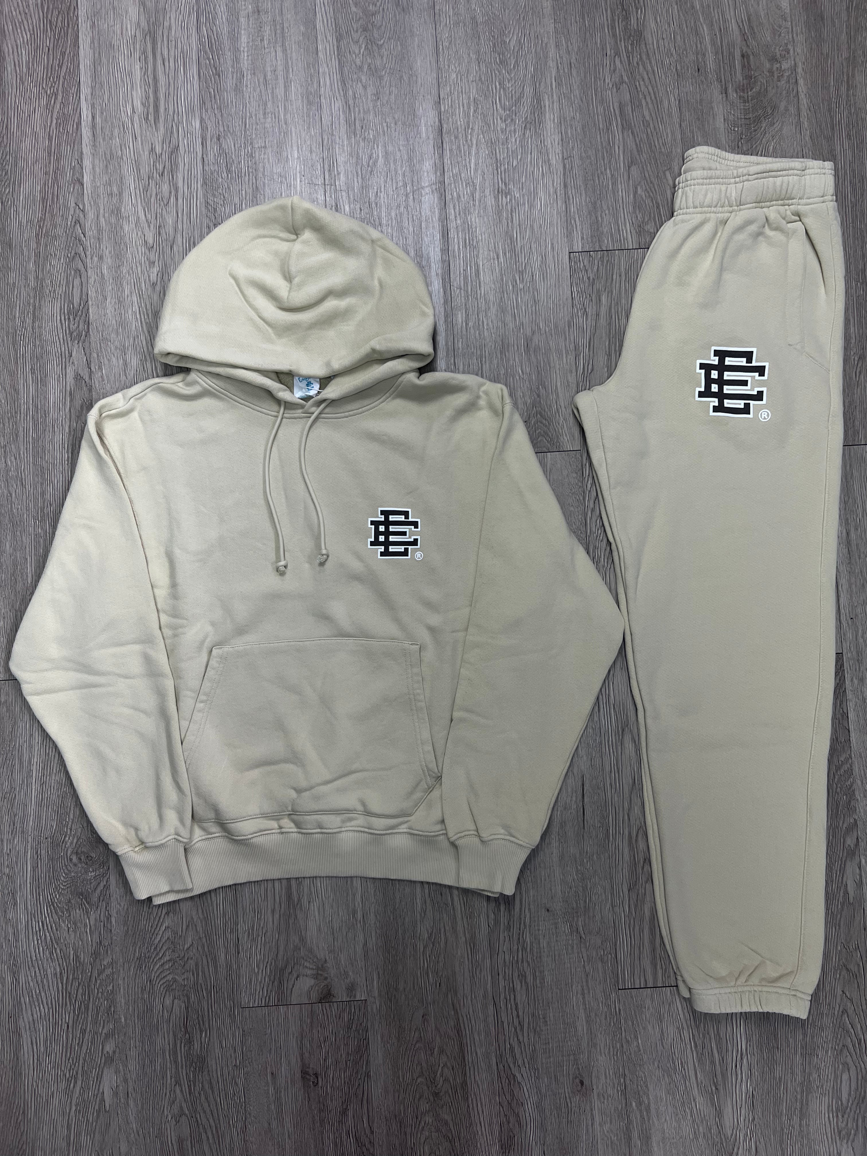 Eric Emanuel Cream Black Basics Sweatsuit