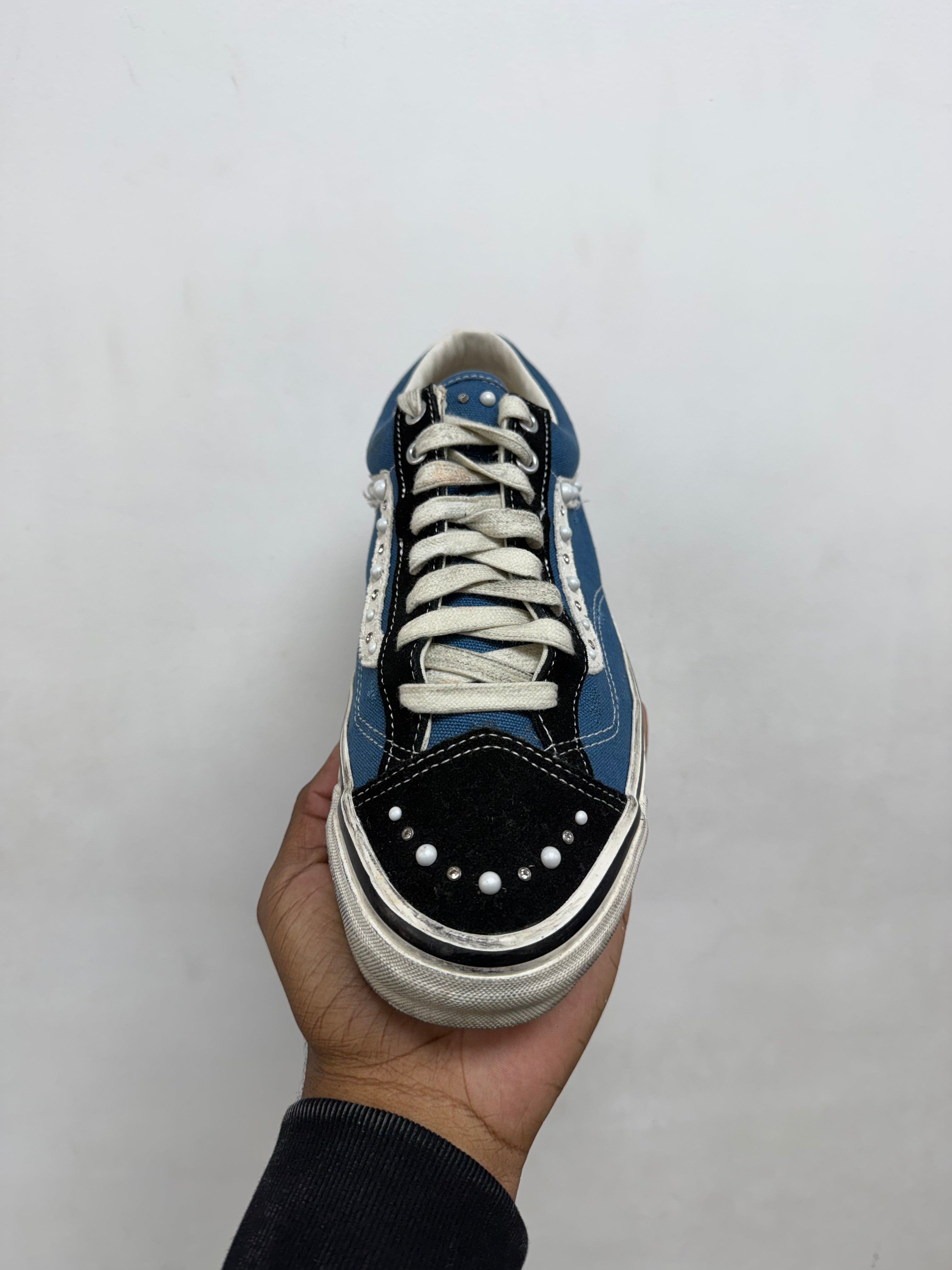 Vans Navy Pearlized Sneakers