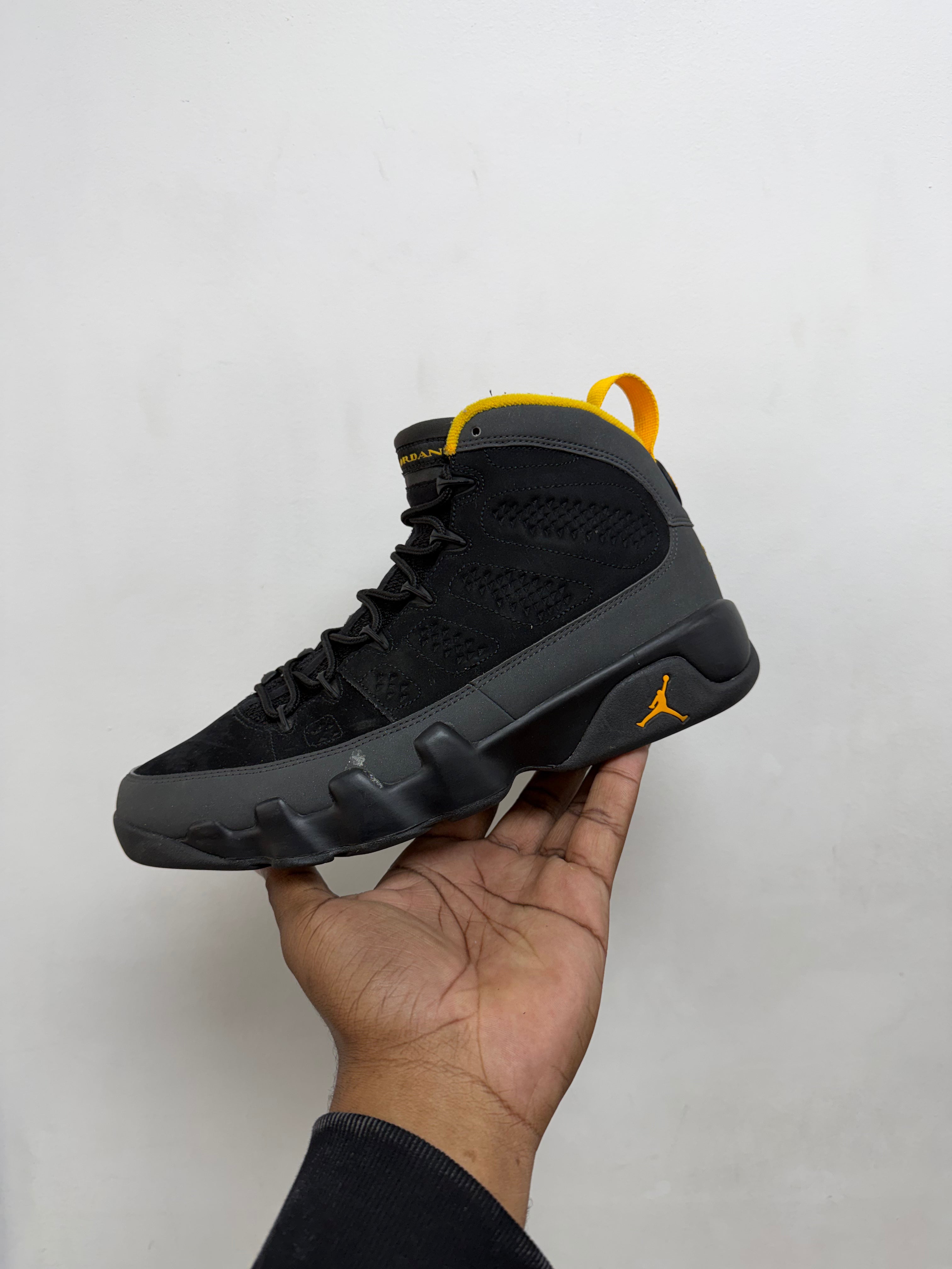 Jordan 9 University Gold Sneakers