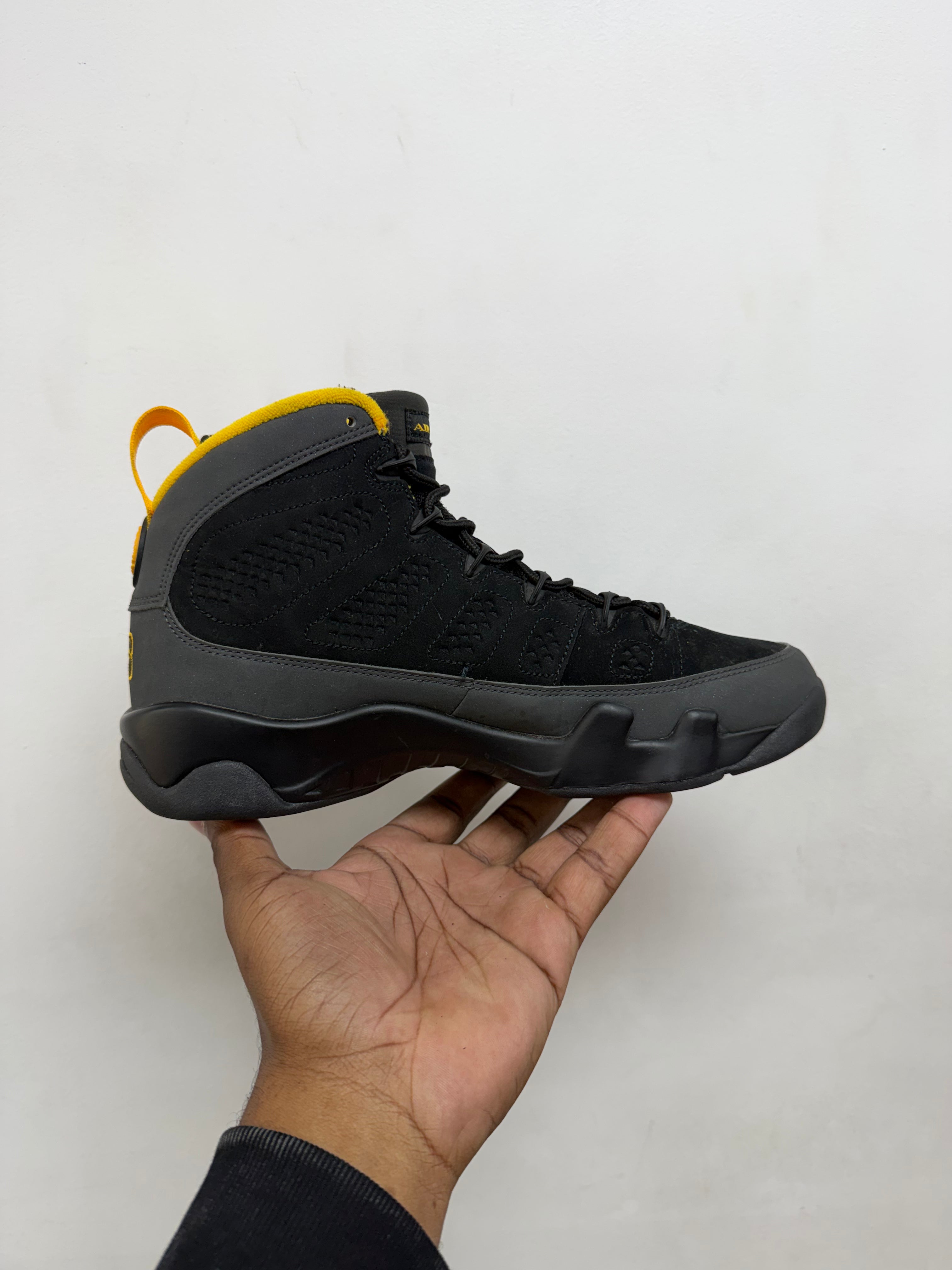 Jordan 9 University Gold Sneakers