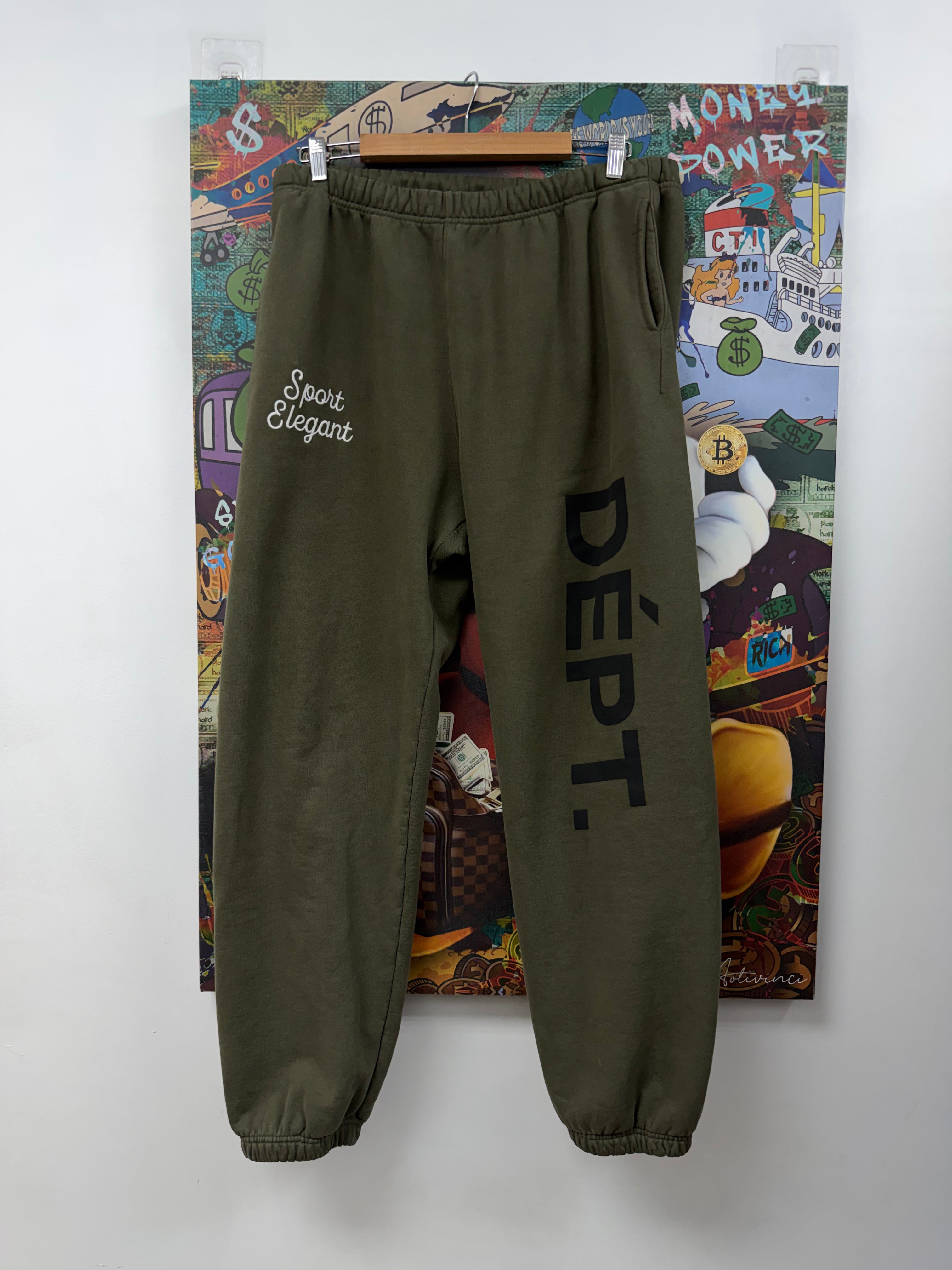 Gallery Dept Olive Sport Elegant Sweats