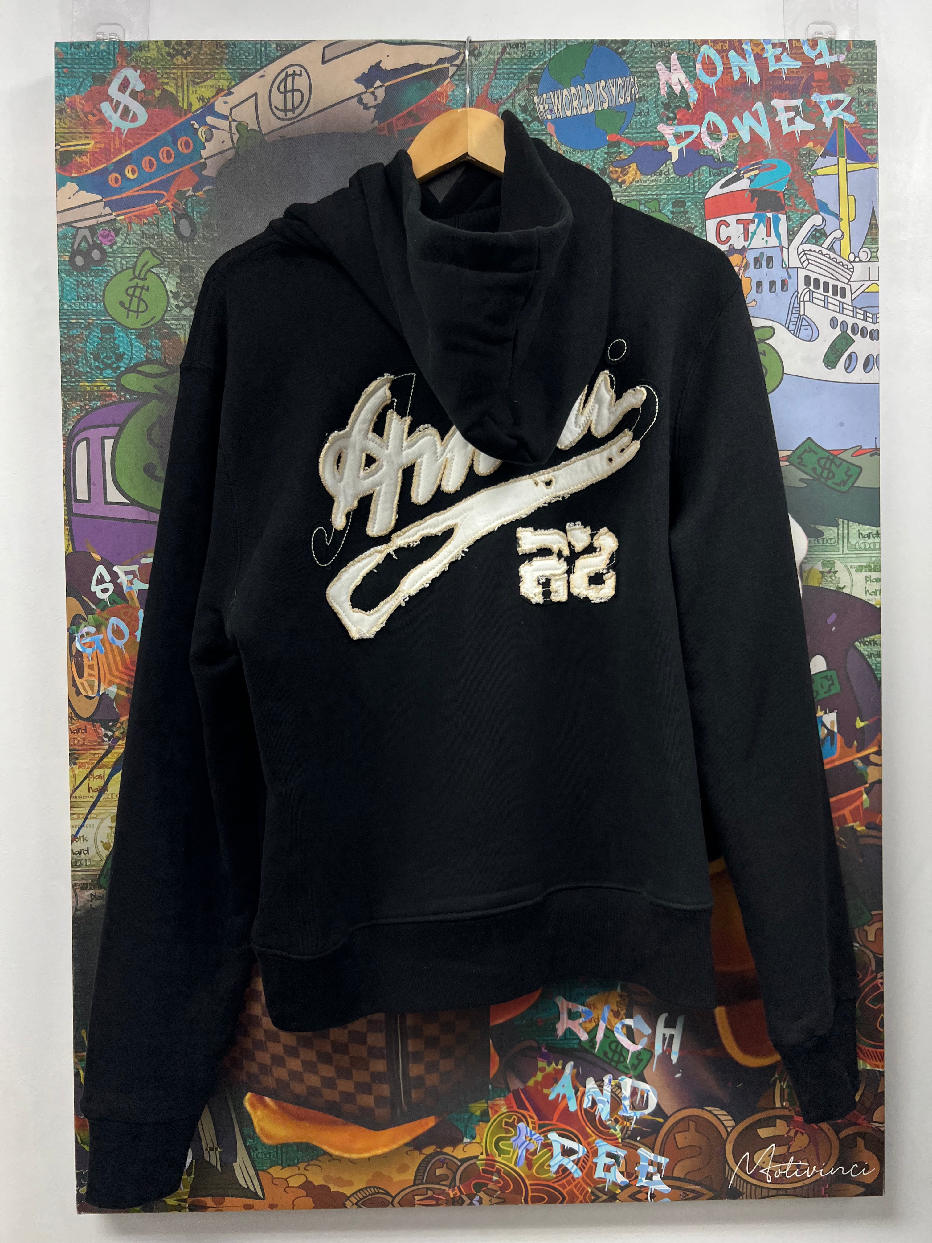 Amiri Black Cream 22 Hoodie