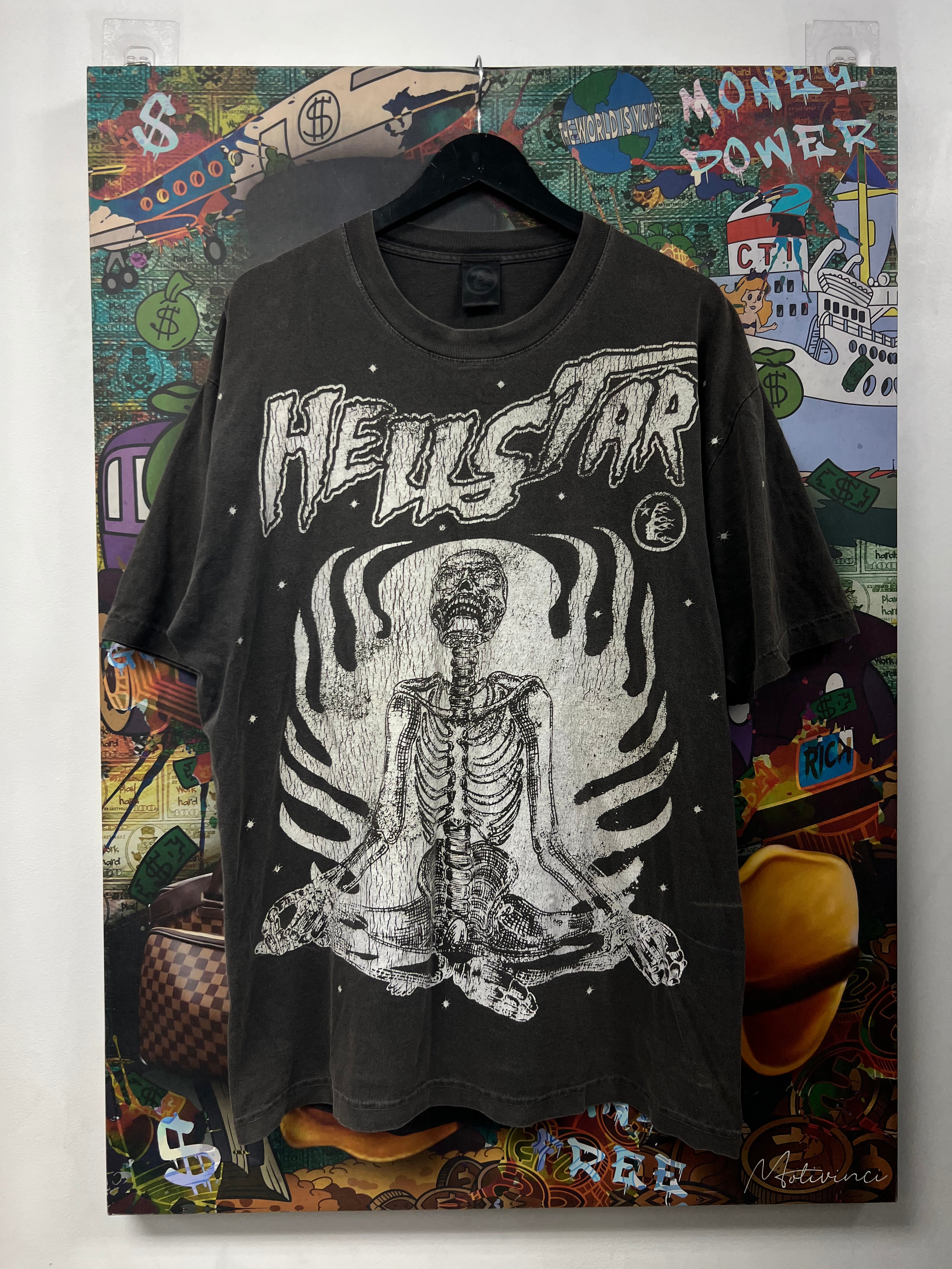 Hellstar Grey Inner Peace Tee