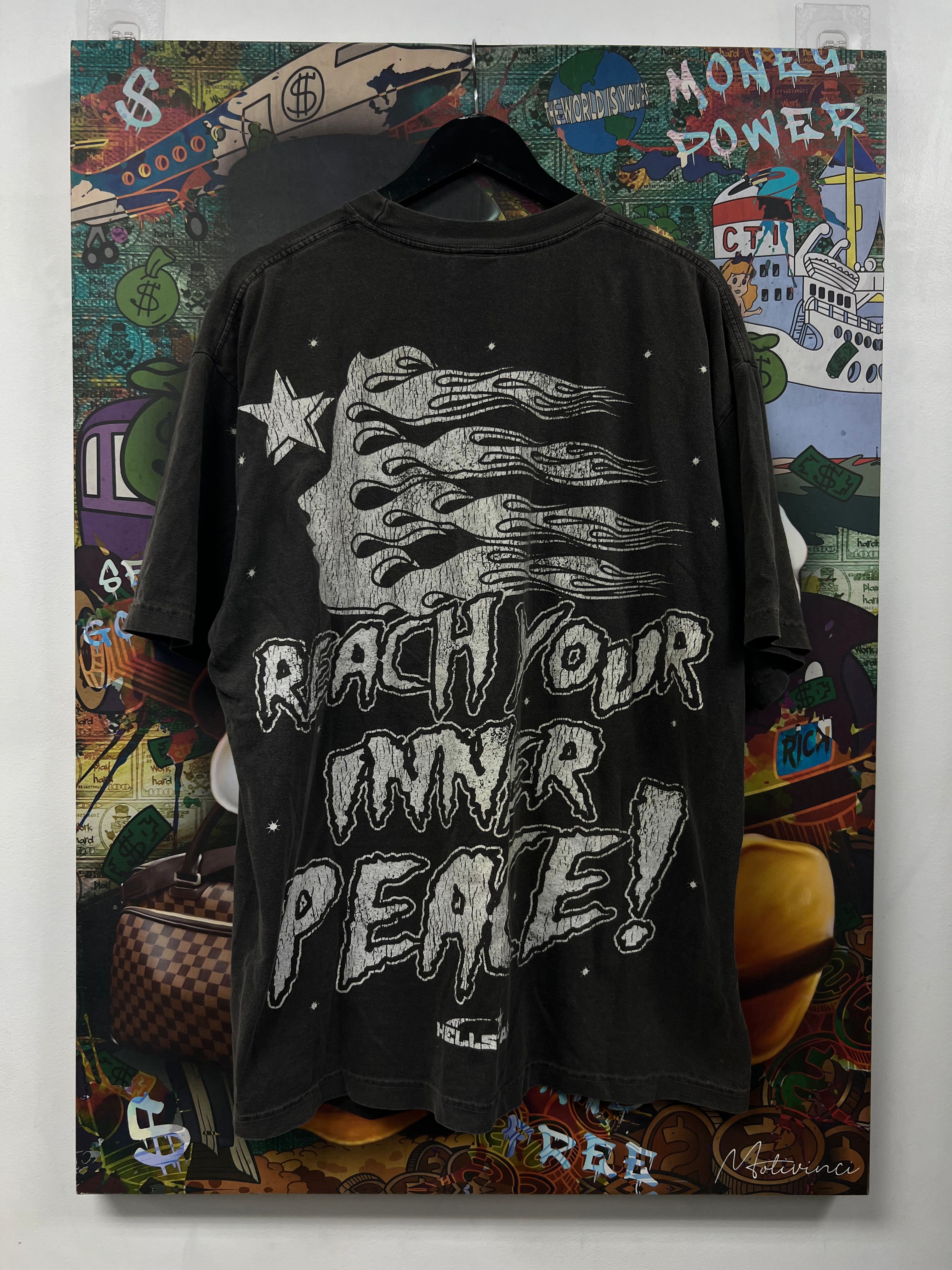 Hellstar Grey Inner Peace Tee