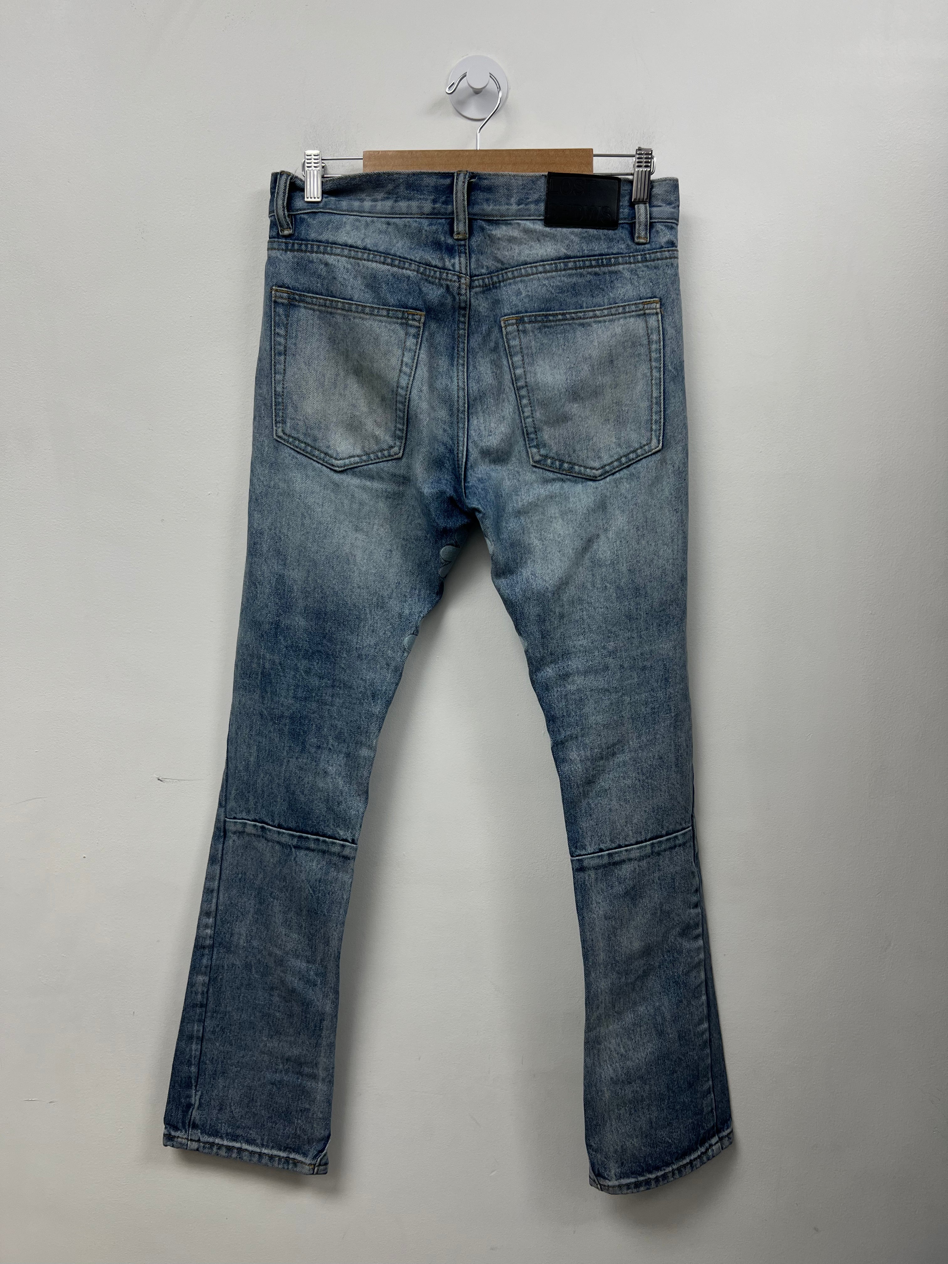LOSTSHDWS Light Wash Baby Blue Jeans