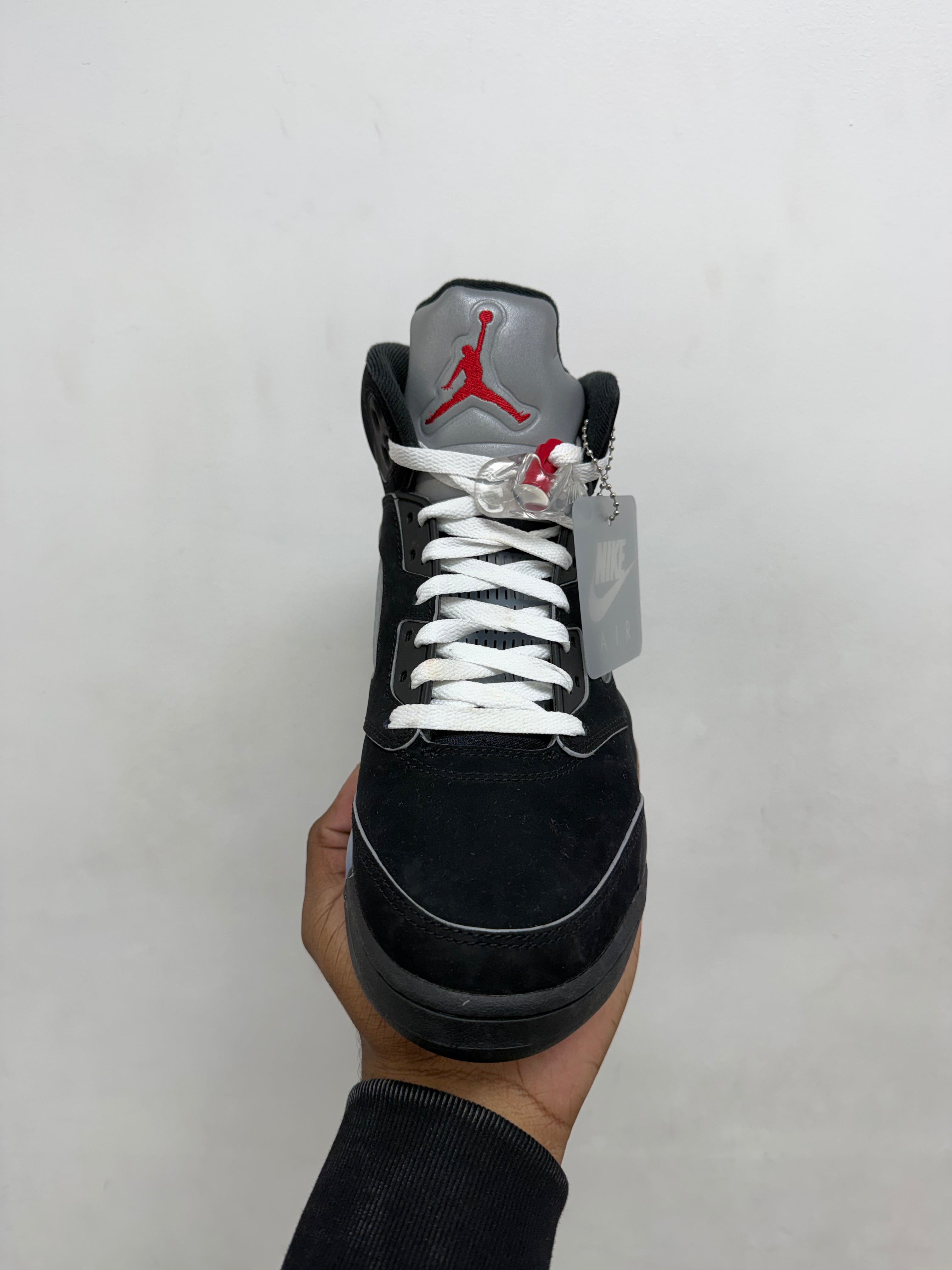 Jordan 5 Black Metallic Sneakers