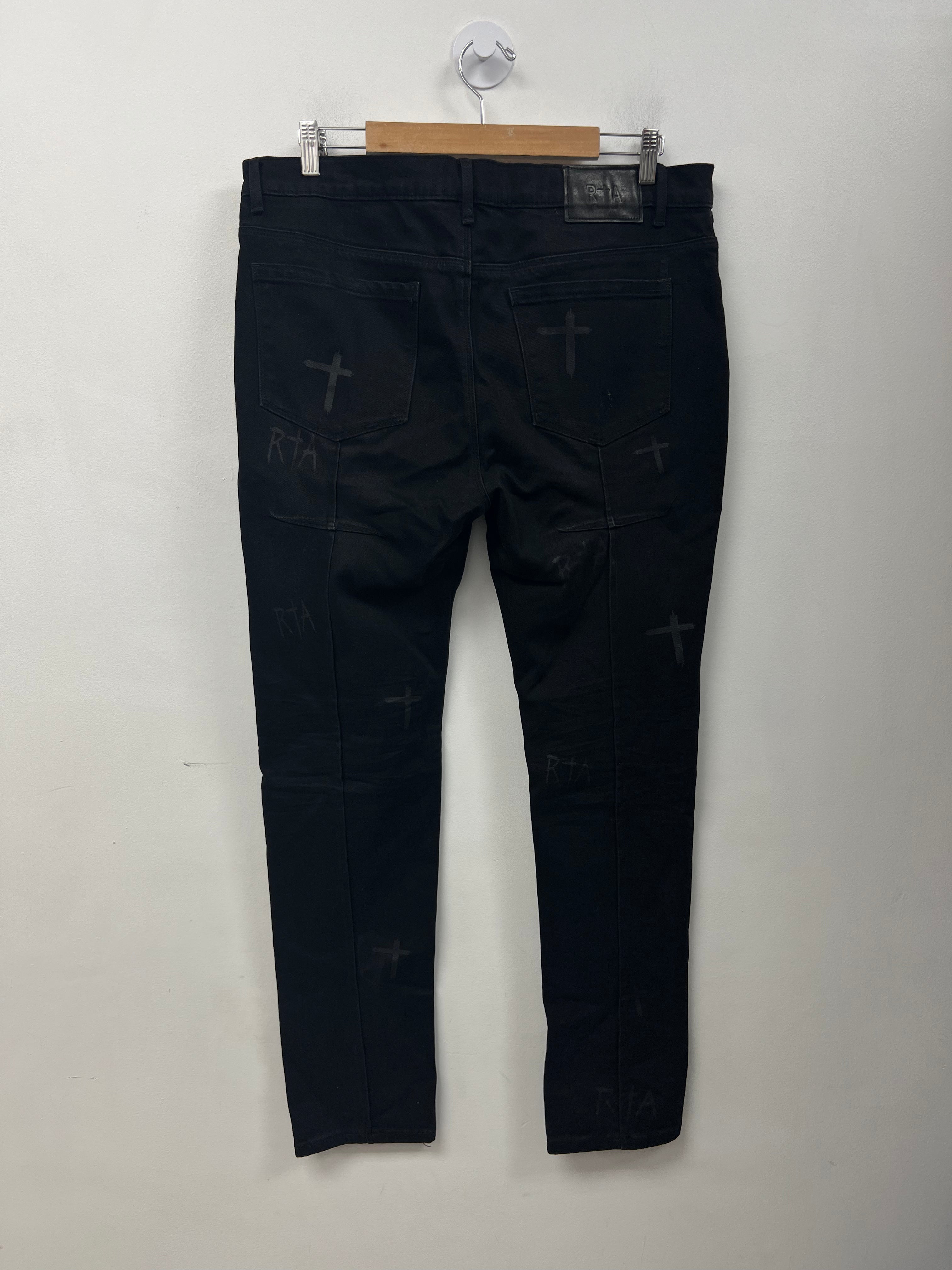 RTA Black Tonal Jeans