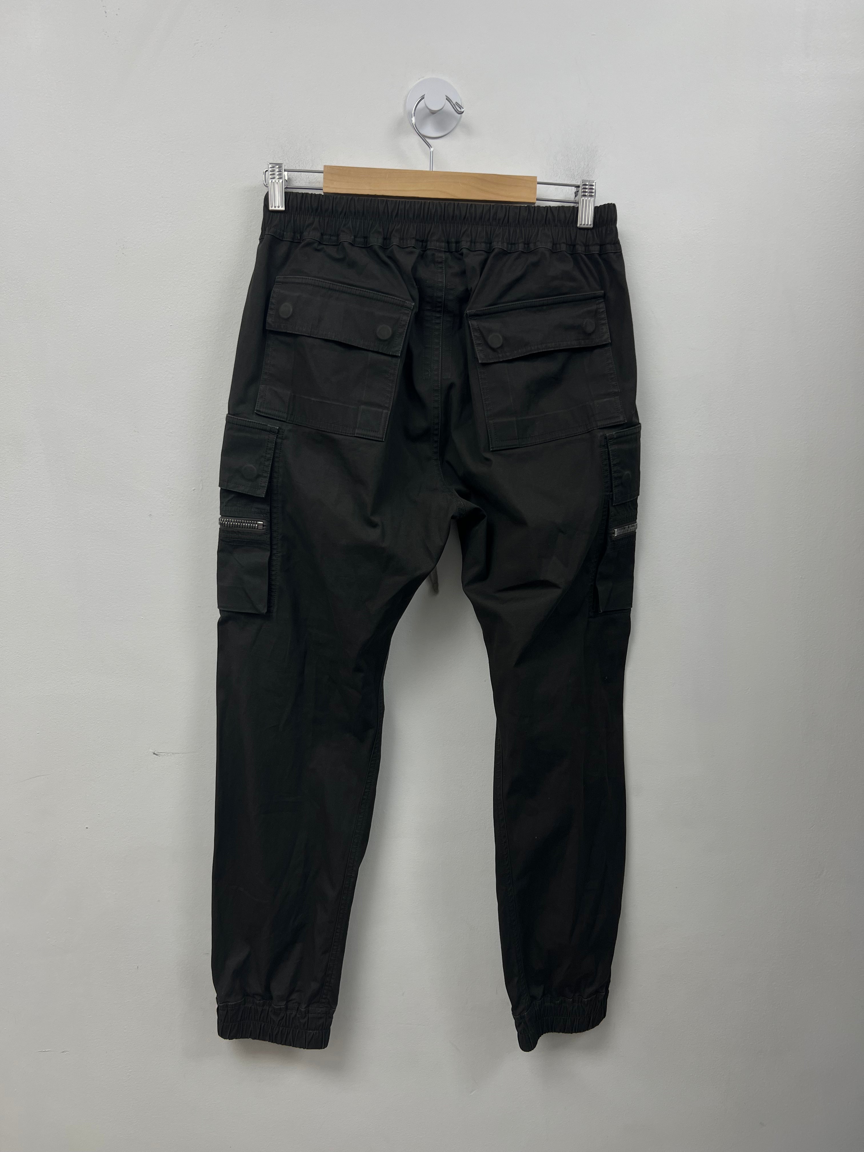 Rick Owens Dark Dust Zipper Cargo Cargo Pants