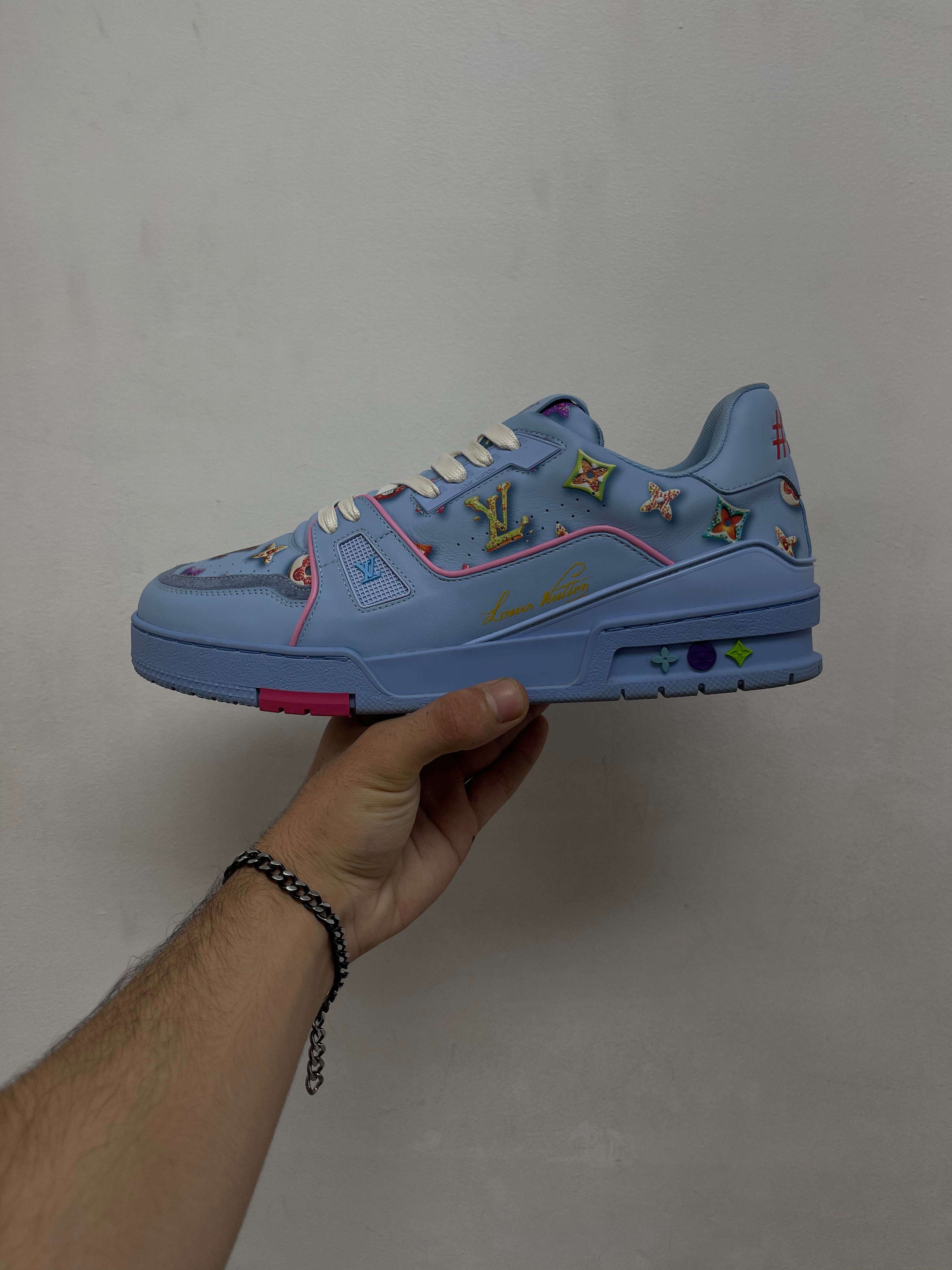 Louis Vuitton Baby Blue Valentine's Day Sneakers