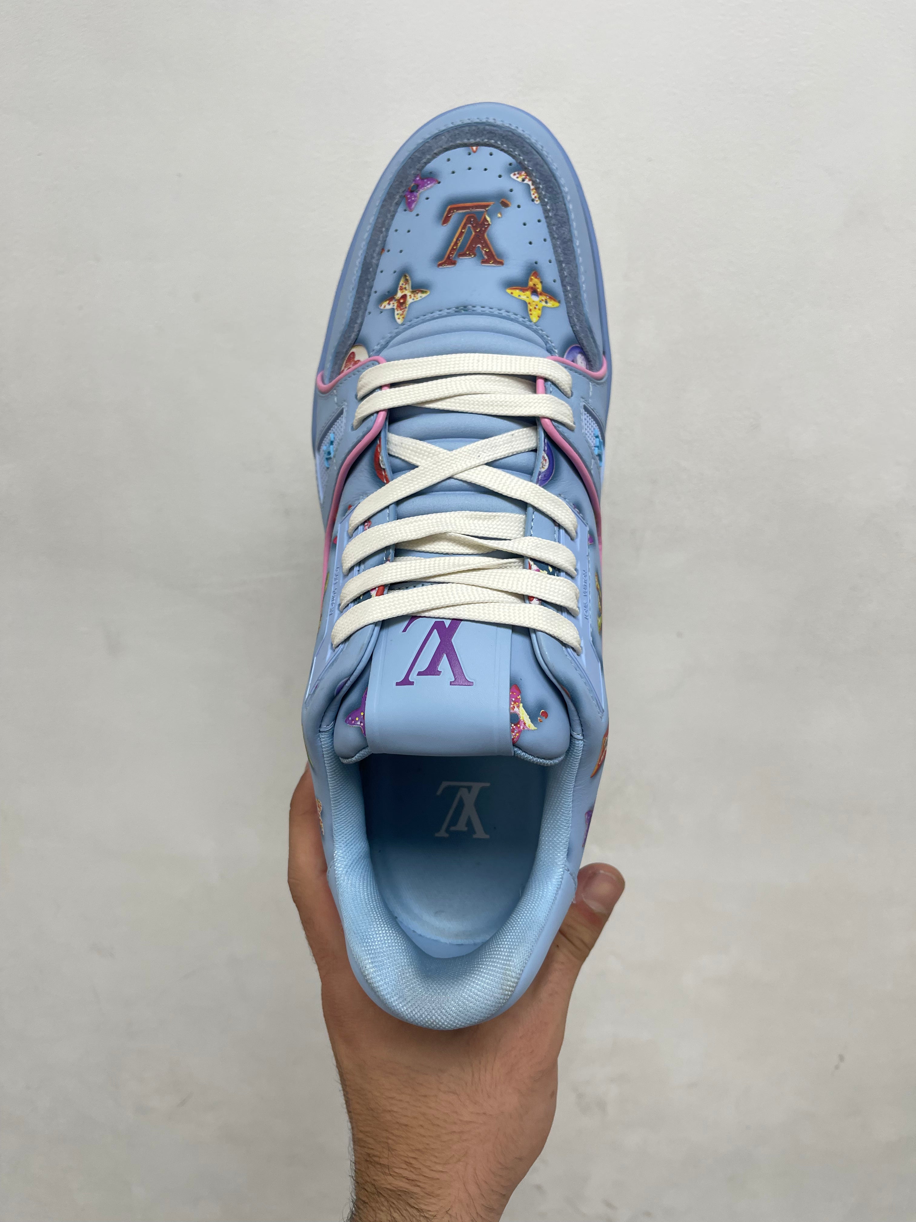 Louis Vuitton Baby Blue Valentine's Day Sneakers