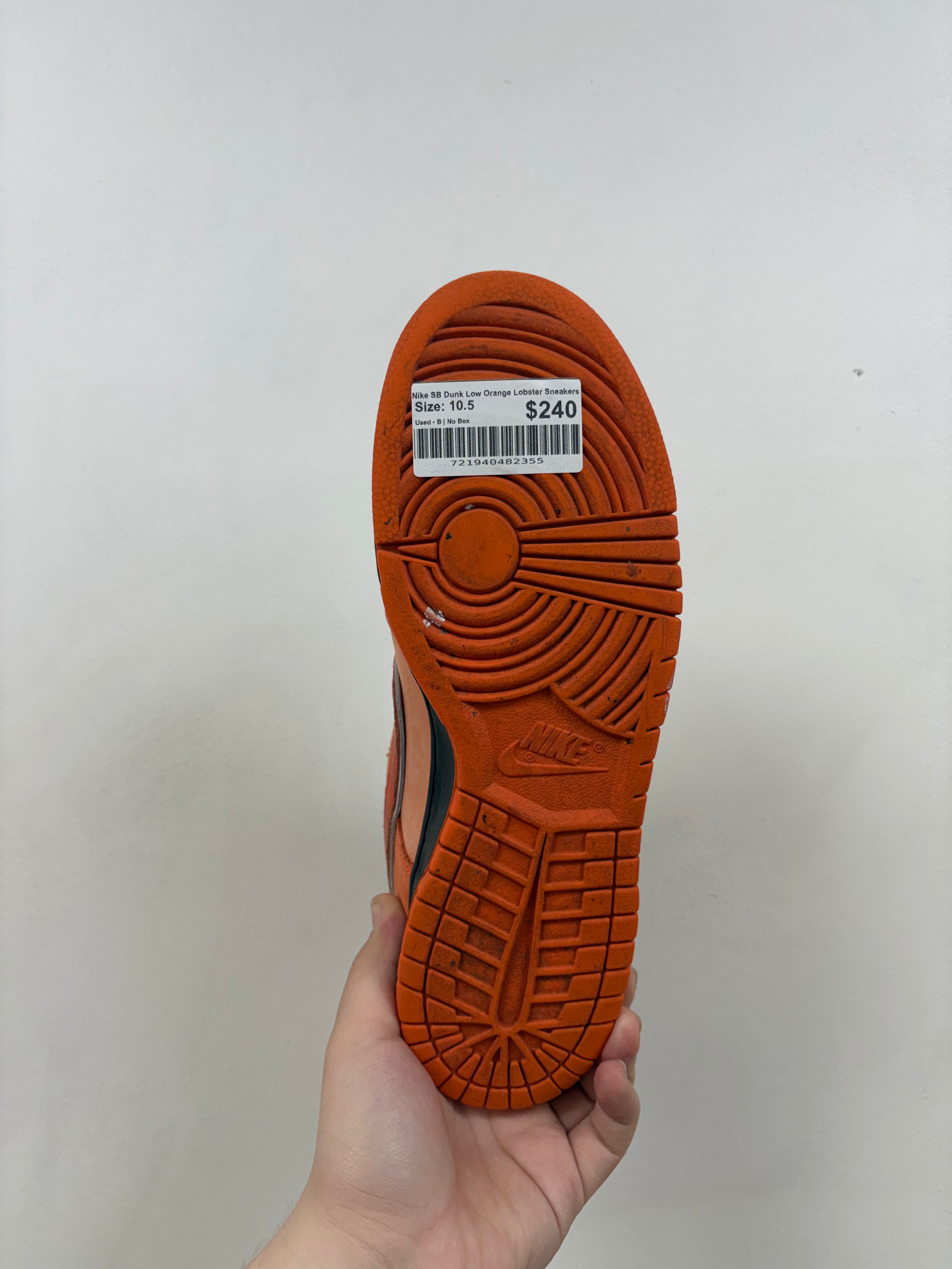 Nike SB Dunk Low Orange Lobster Sneakers