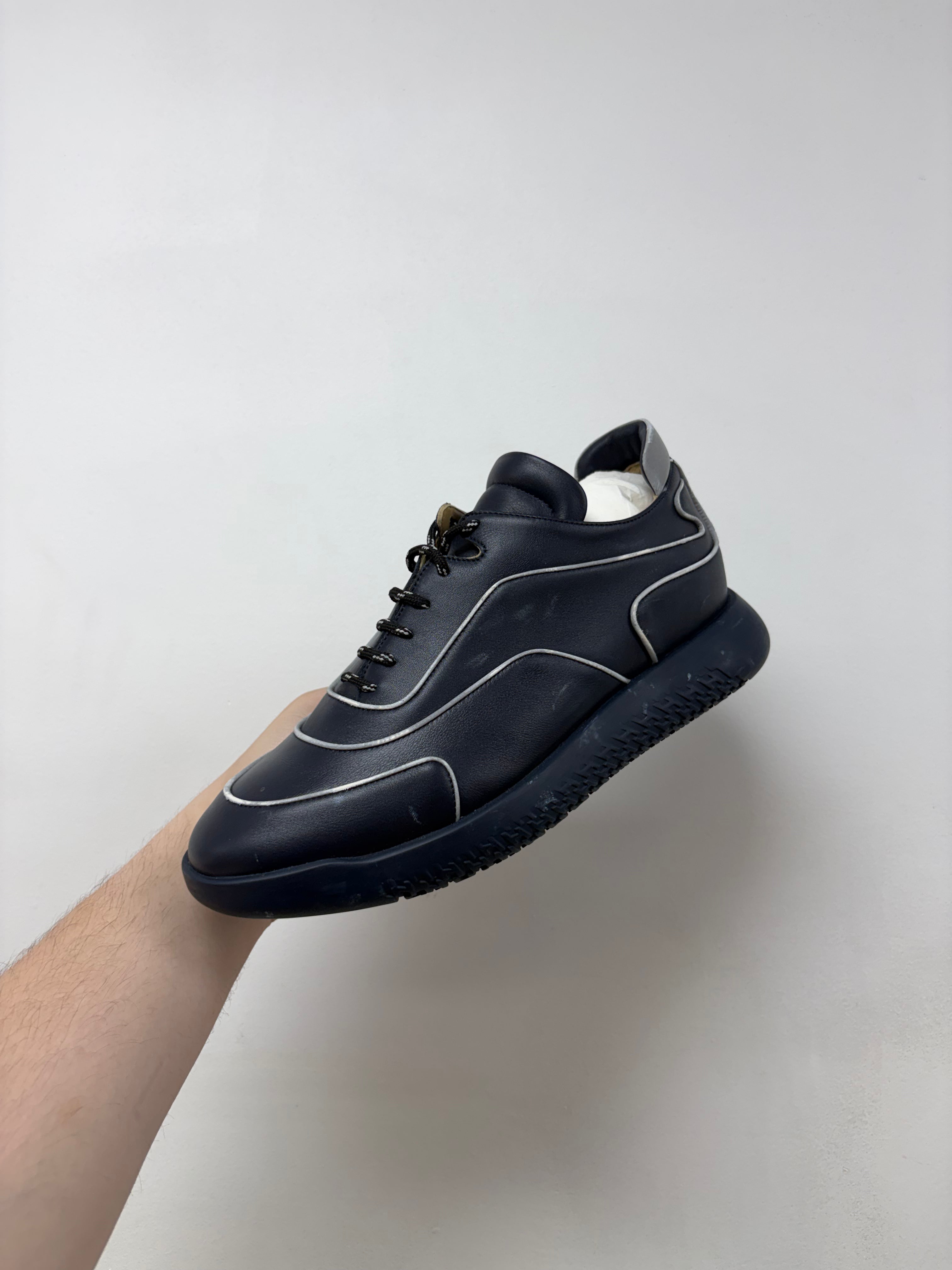 Hermes Navy Volte Sneakers