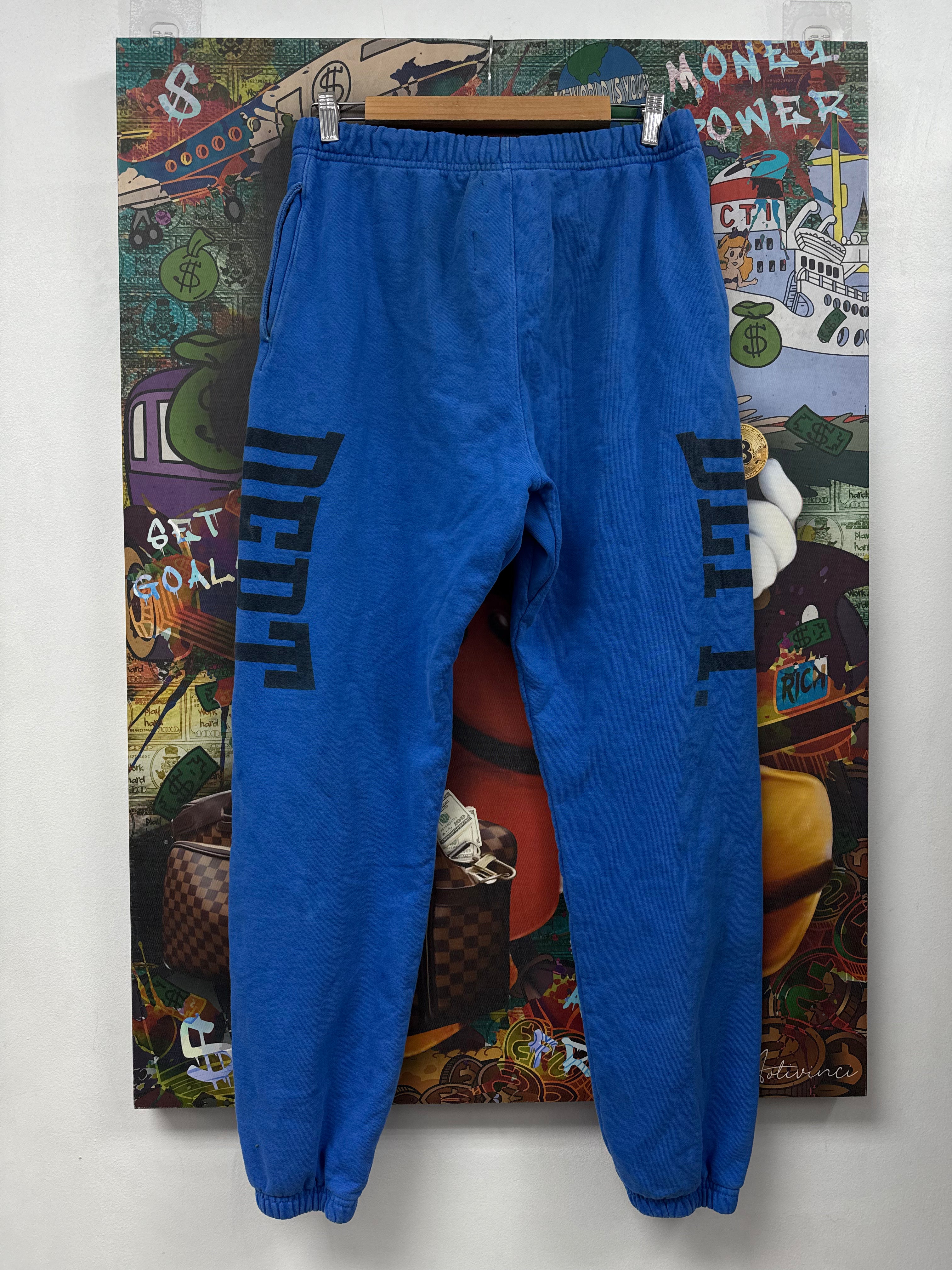 Gallery Dept Blue Black Logo Sweats