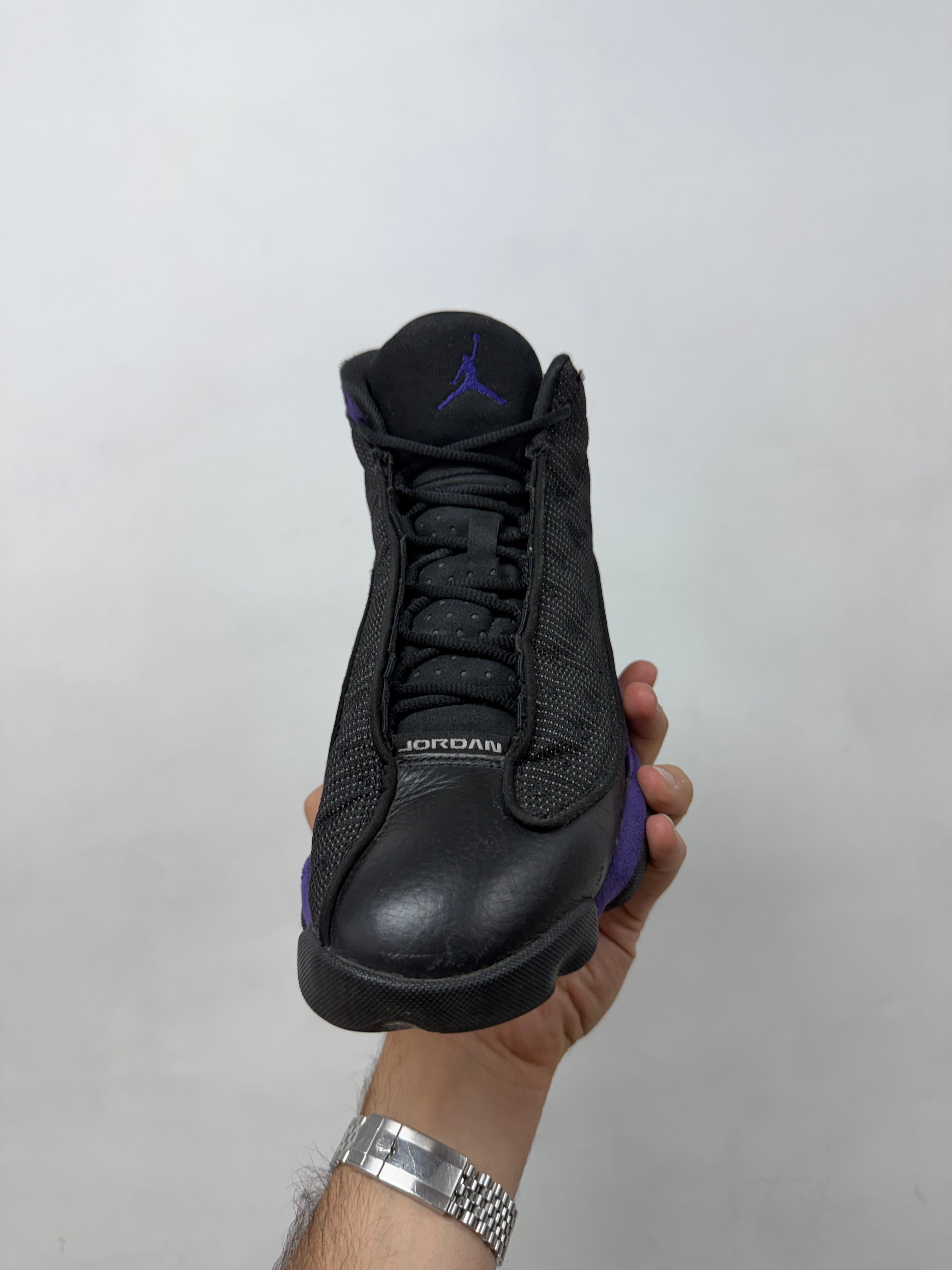 Jordan 13 Court Purple Sneakers